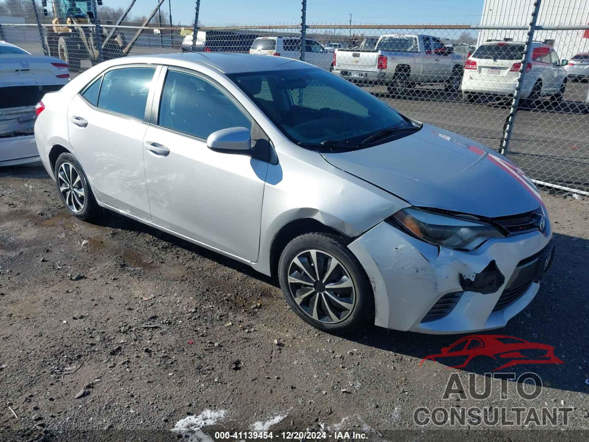 TOYOTA COROLLA 2015 - 2T1BURHE3FC344275