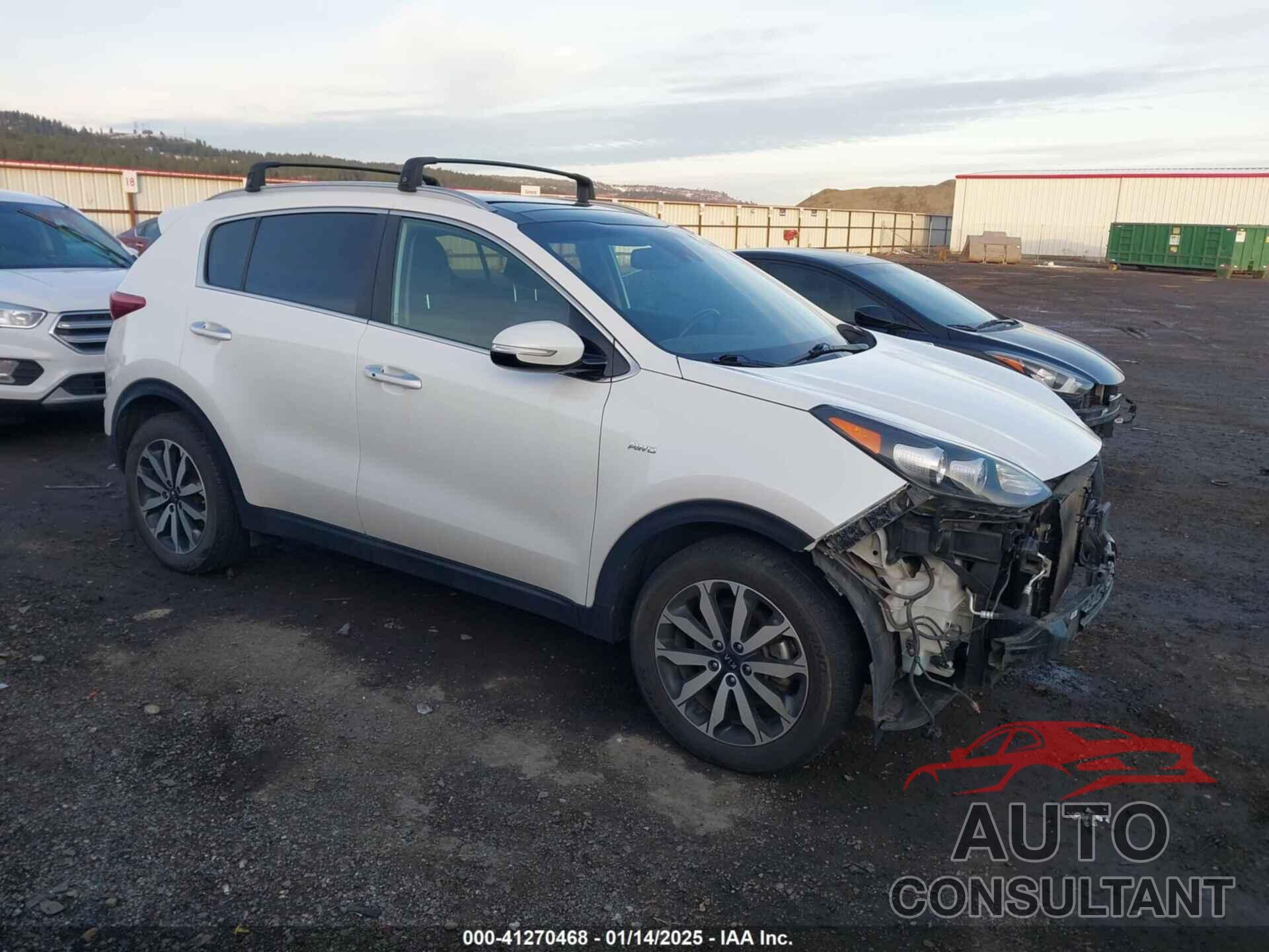 KIA SPORTAGE 2017 - KNDPNCAC1H7205453