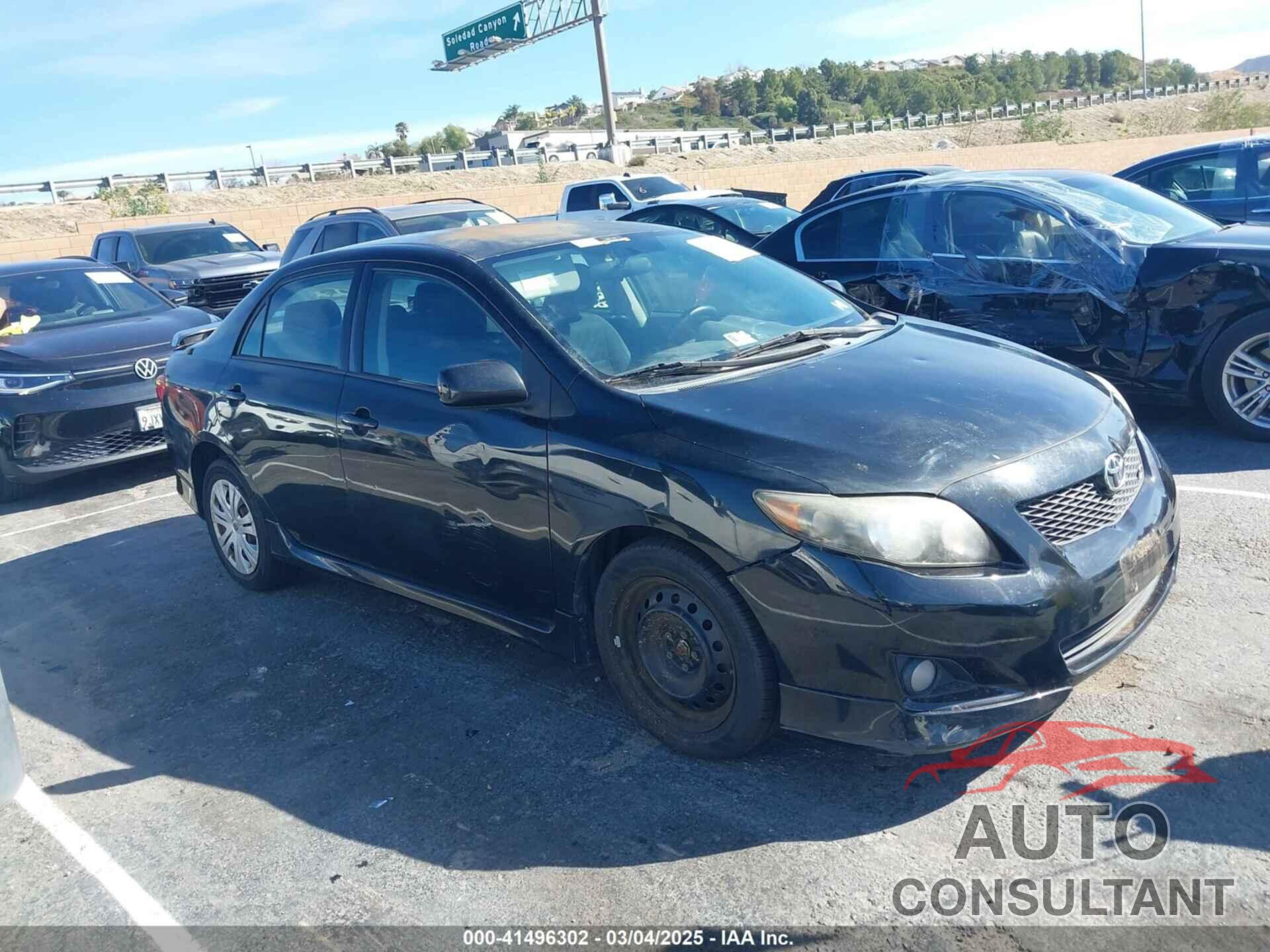 TOYOTA COROLLA 2009 - 1NXBU40E79Z002720