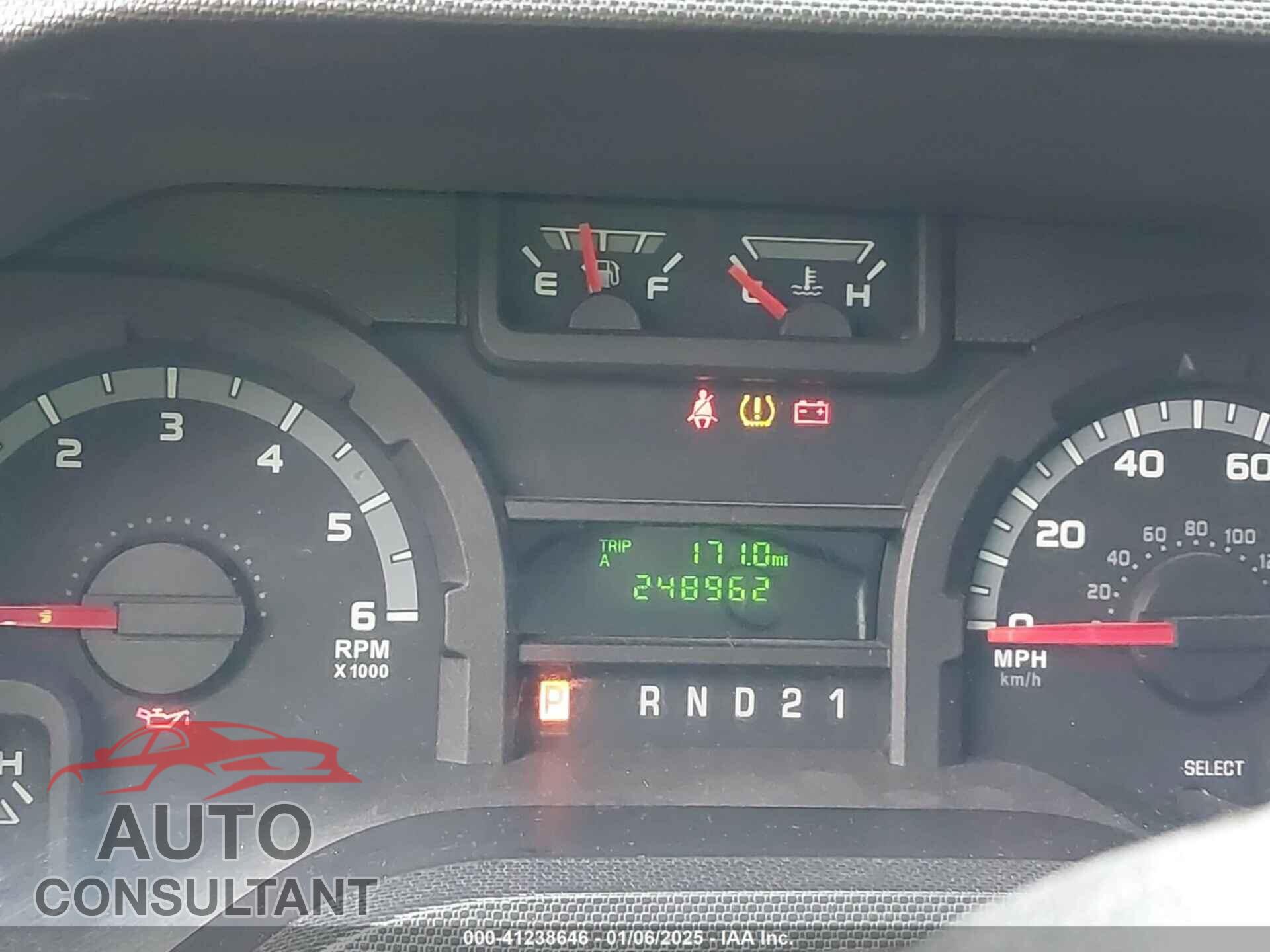 FORD E-150 2010 - 1FTNE1EW8ADA38077