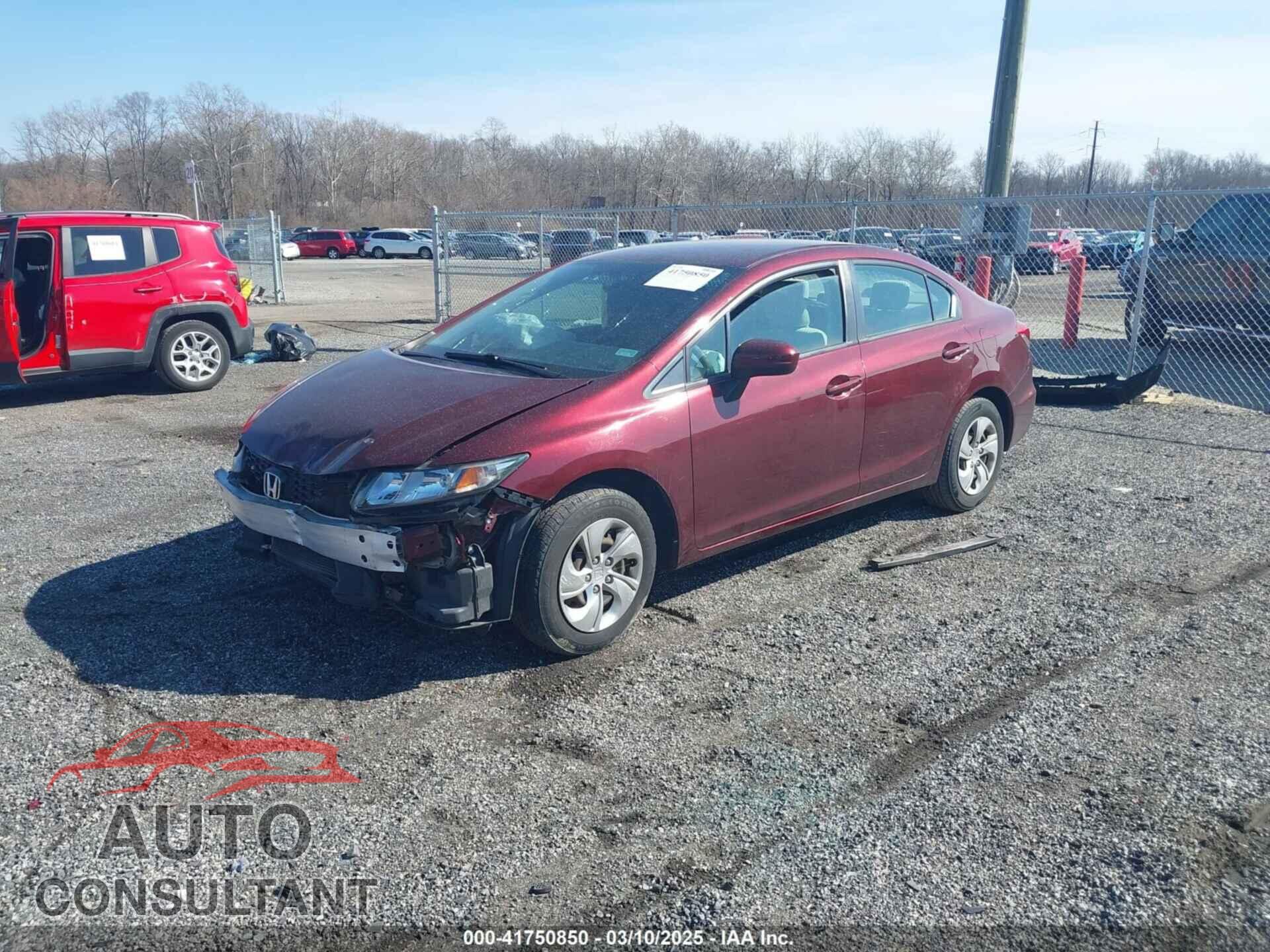 HONDA CIVIC 2014 - 19XFB2F55EE070658