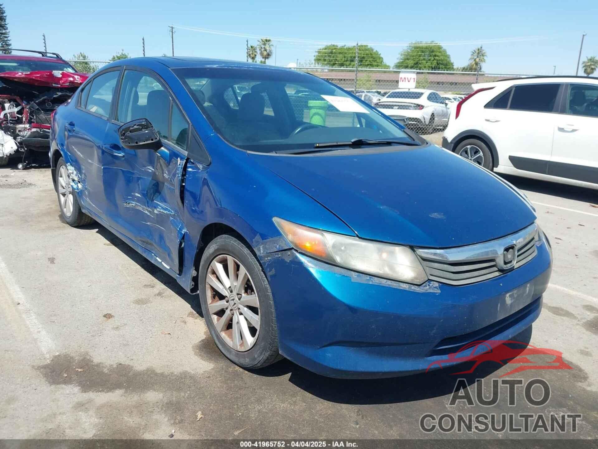 HONDA CIVIC 2012 - 19XFB2F81CE333672