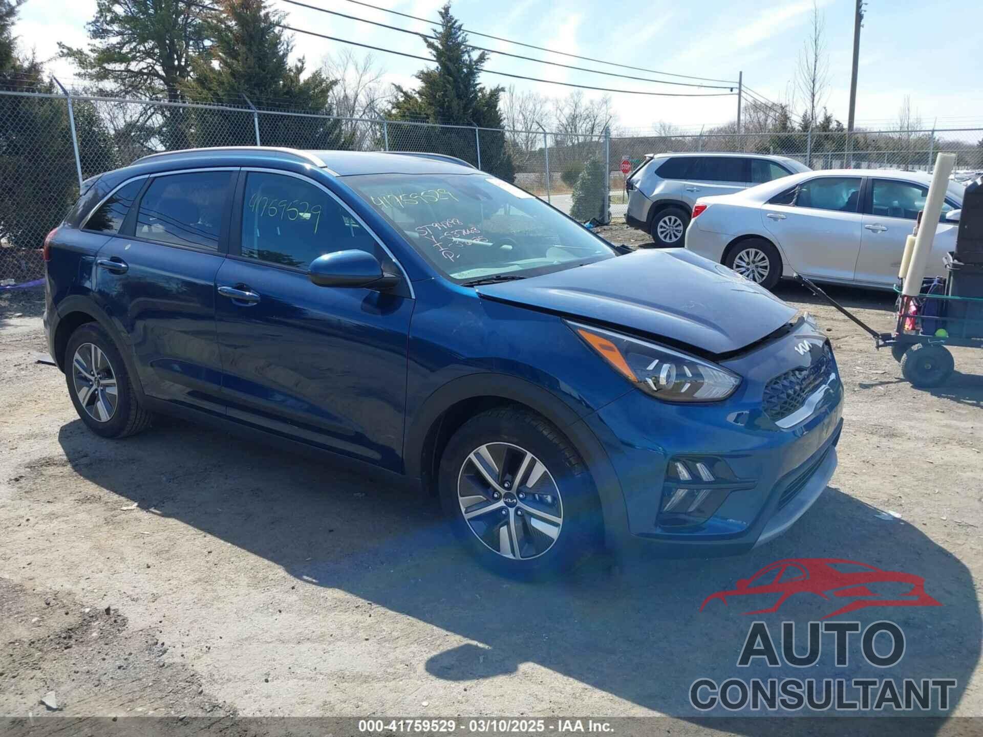KIA NIRO 2022 - KNDCB3LC1N5537663