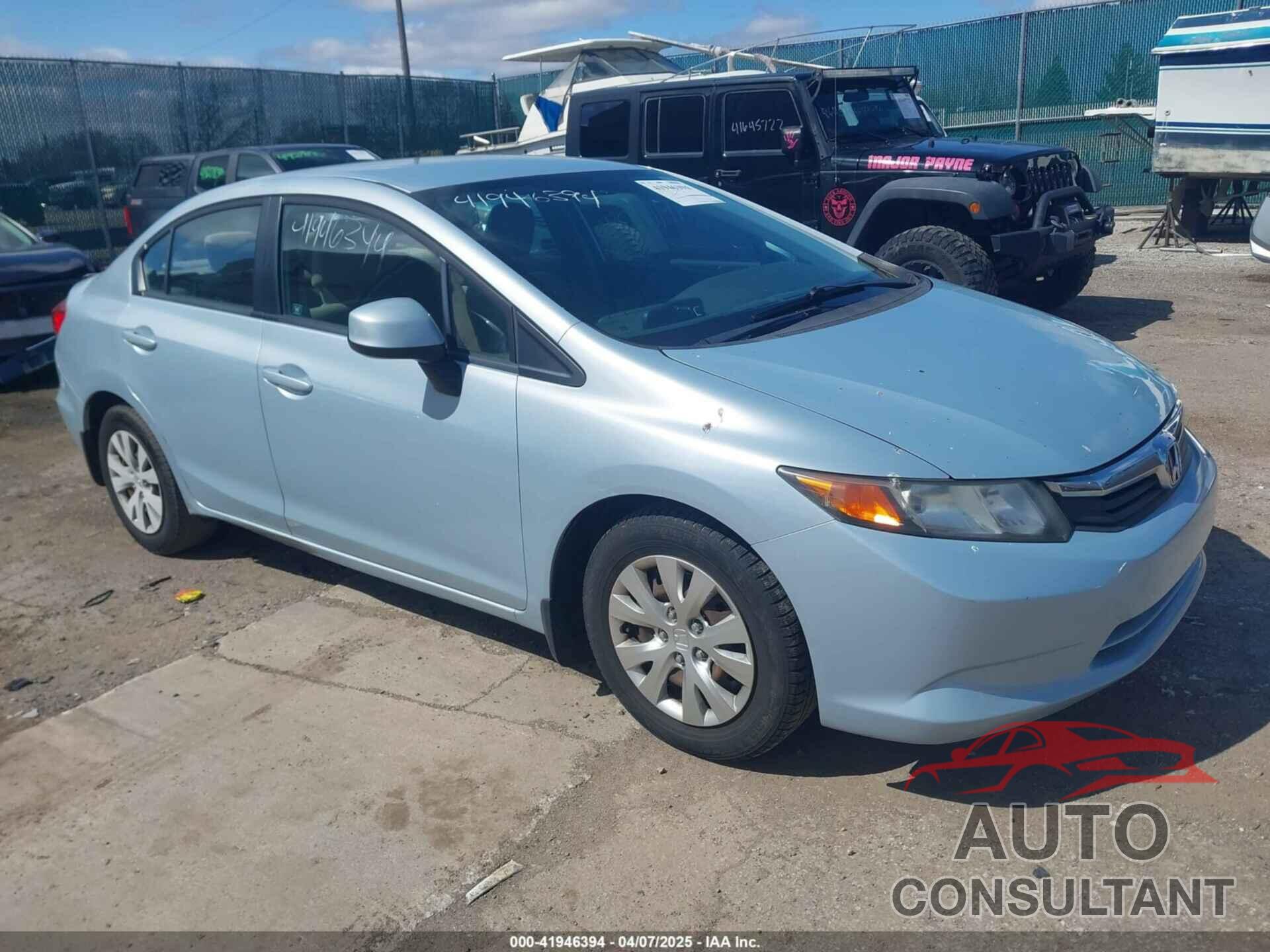 HONDA CIVIC 2012 - 19XFB2F57CE048111