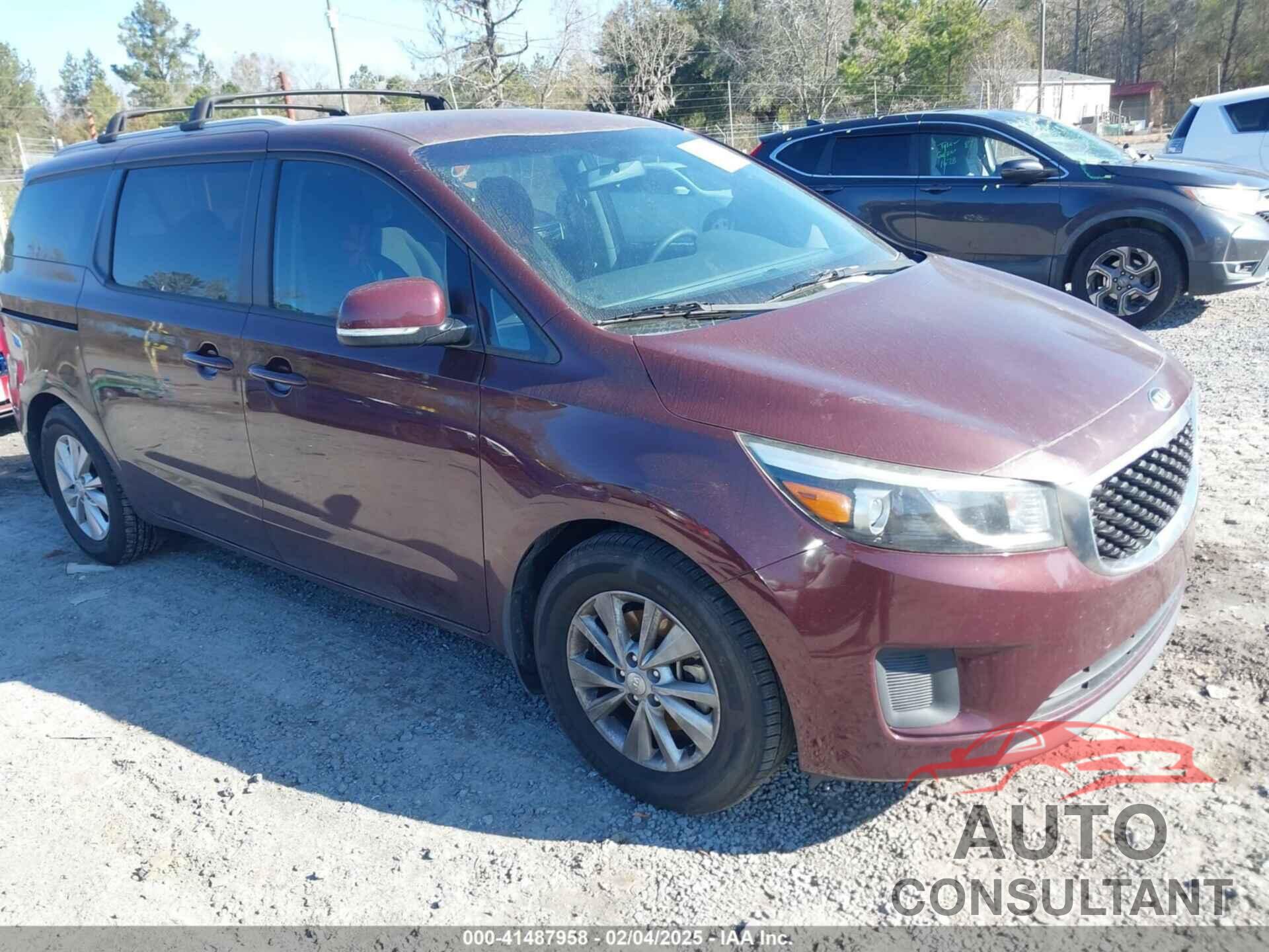 KIA SEDONA 2016 - KNDMB5C1XG6197649