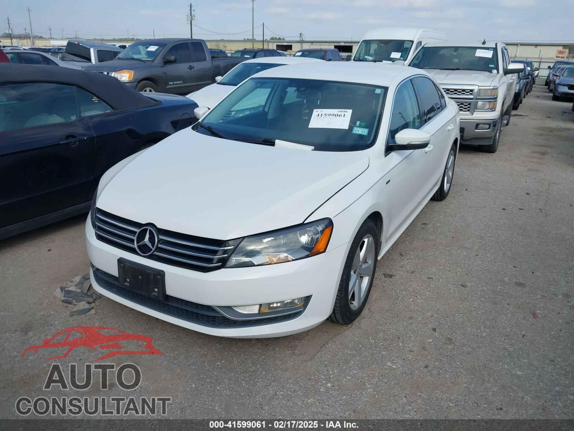 VOLKSWAGEN PASSAT 2015 - 1VWAS7A36FC096155