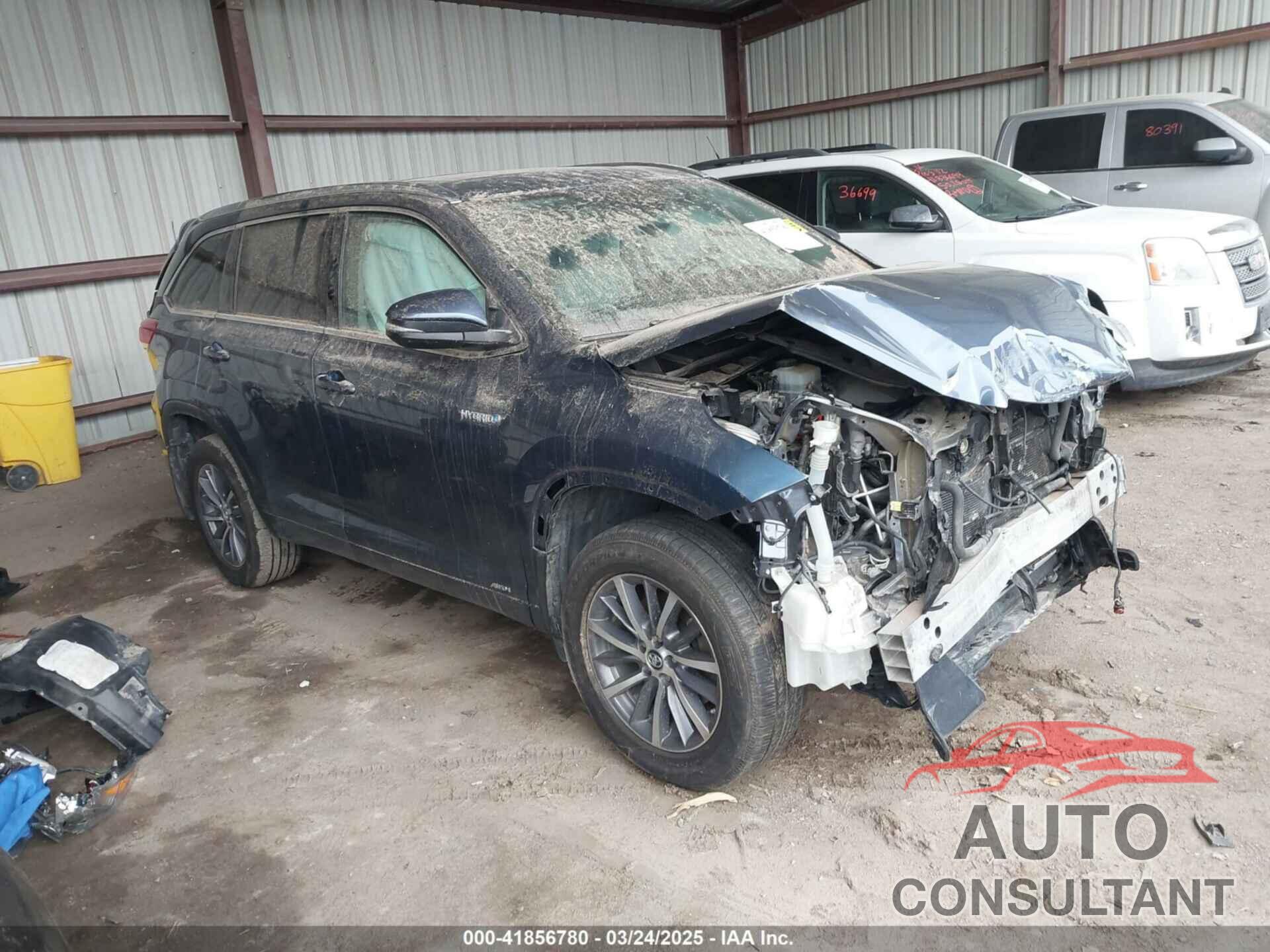 TOYOTA HIGHLANDER HYBRID 2017 - 5TDJGRFHXHS034215