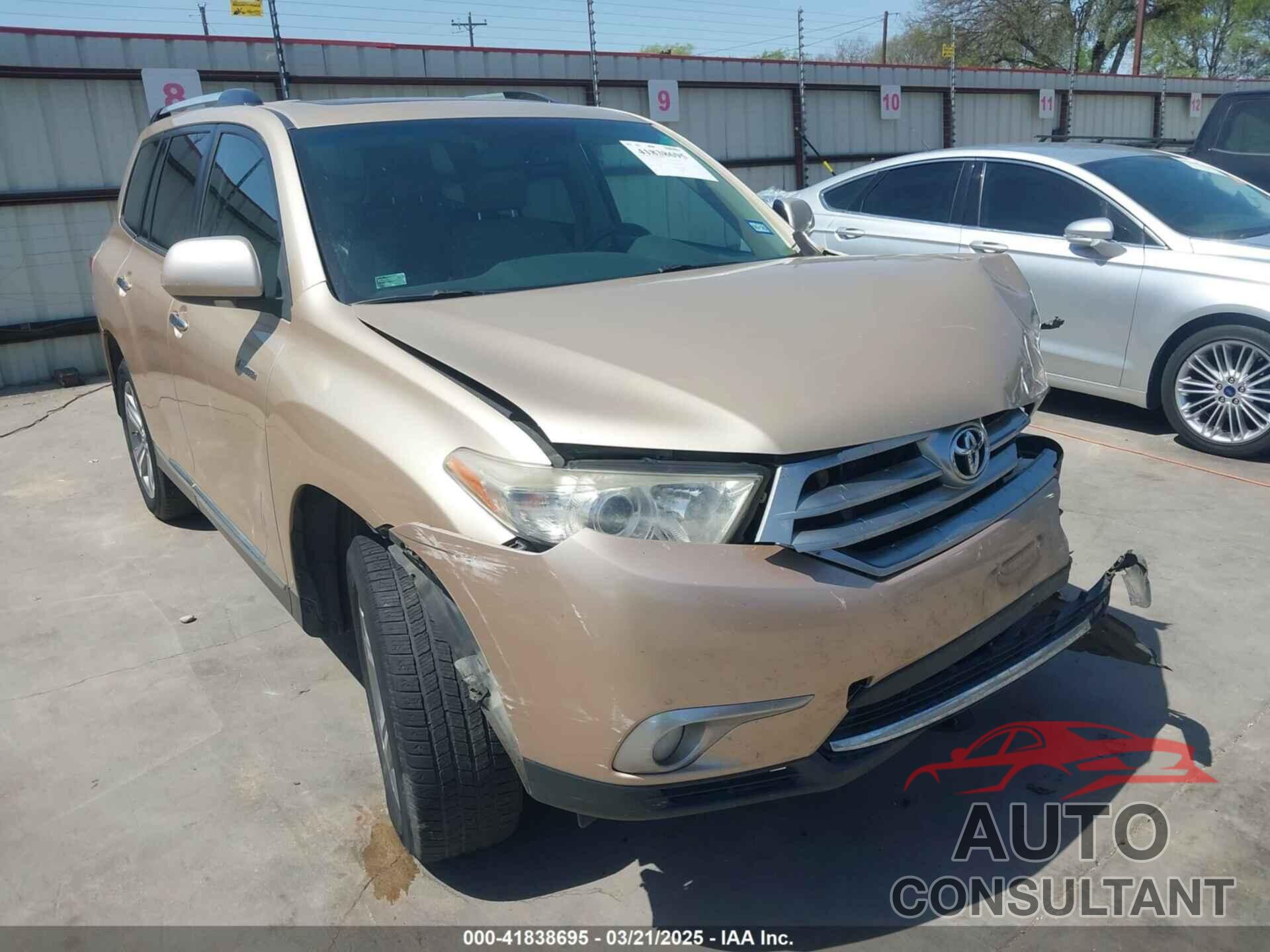 TOYOTA HIGHLANDER 2011 - 5TDDK3EH2BS049549