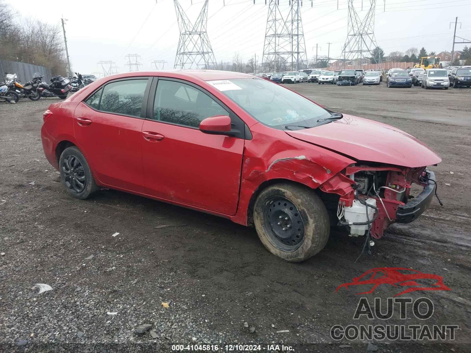 TOYOTA COROLLA 2017 - 2T1BURHE9HC930448