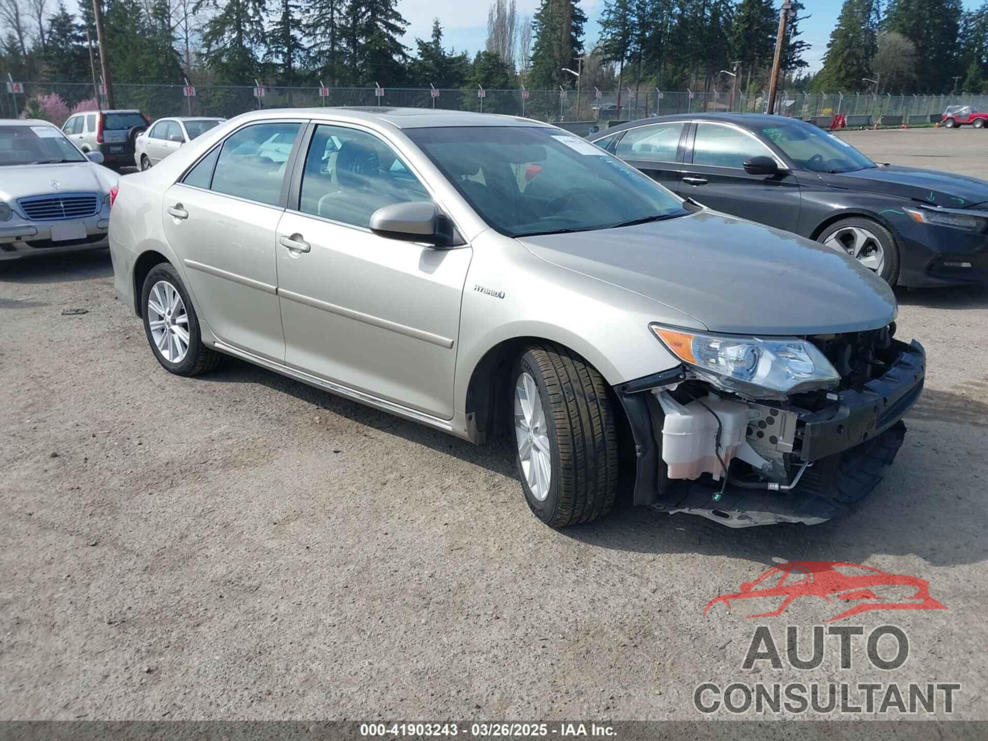 TOYOTA CAMRY HYBRID 2013 - 4T1BD1FK6DU090664