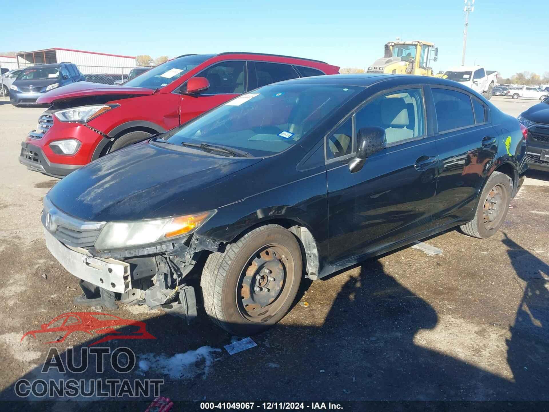 HONDA CIVIC 2012 - 19XFB2F85CE087712