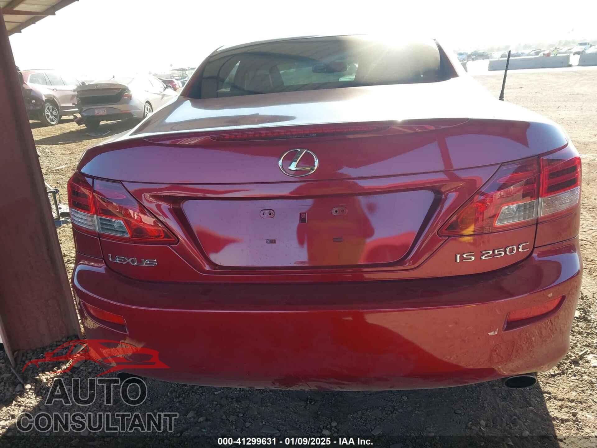 LEXUS IS 250C 2010 - JTHFF2C2XA2511737