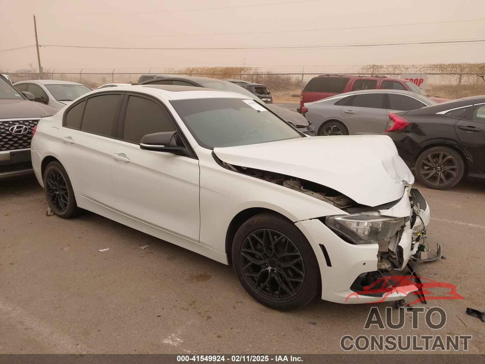 BMW 320I 2016 - WBA8E1G53GNT35386