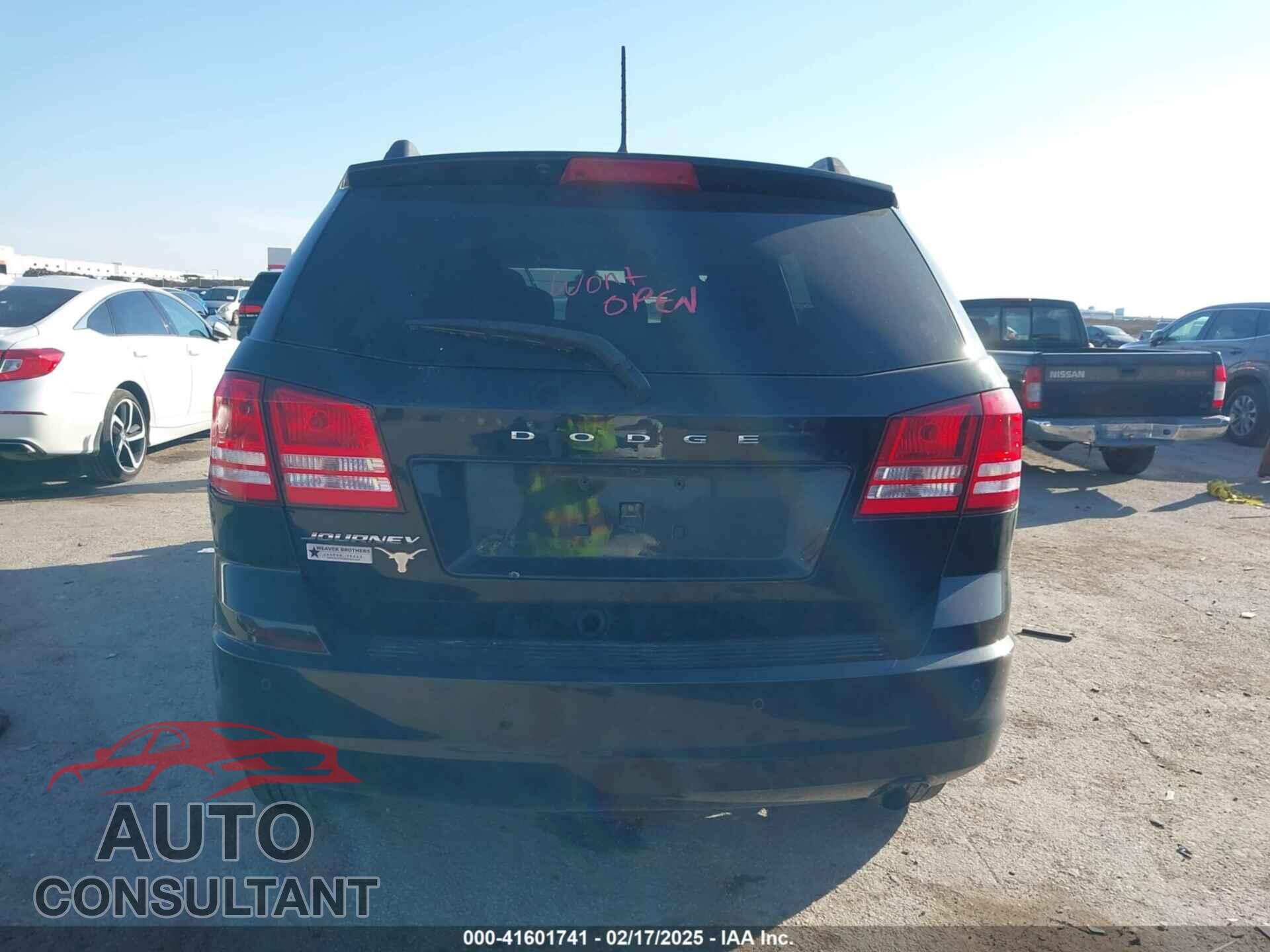 DODGE JOURNEY 2020 - 3C4PDCAB9LT250865