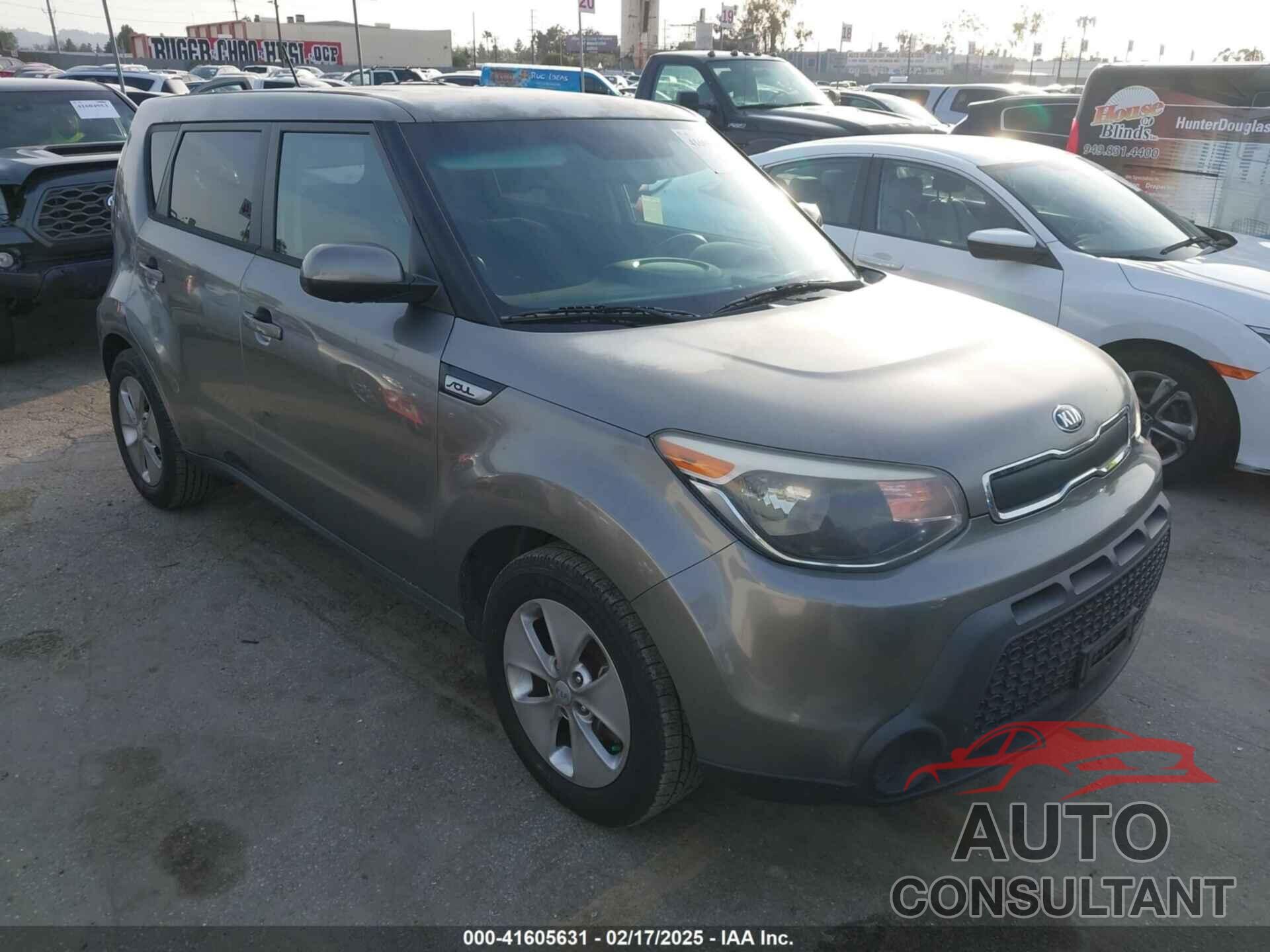 KIA SOUL 2016 - KNDJN2A27G7261337
