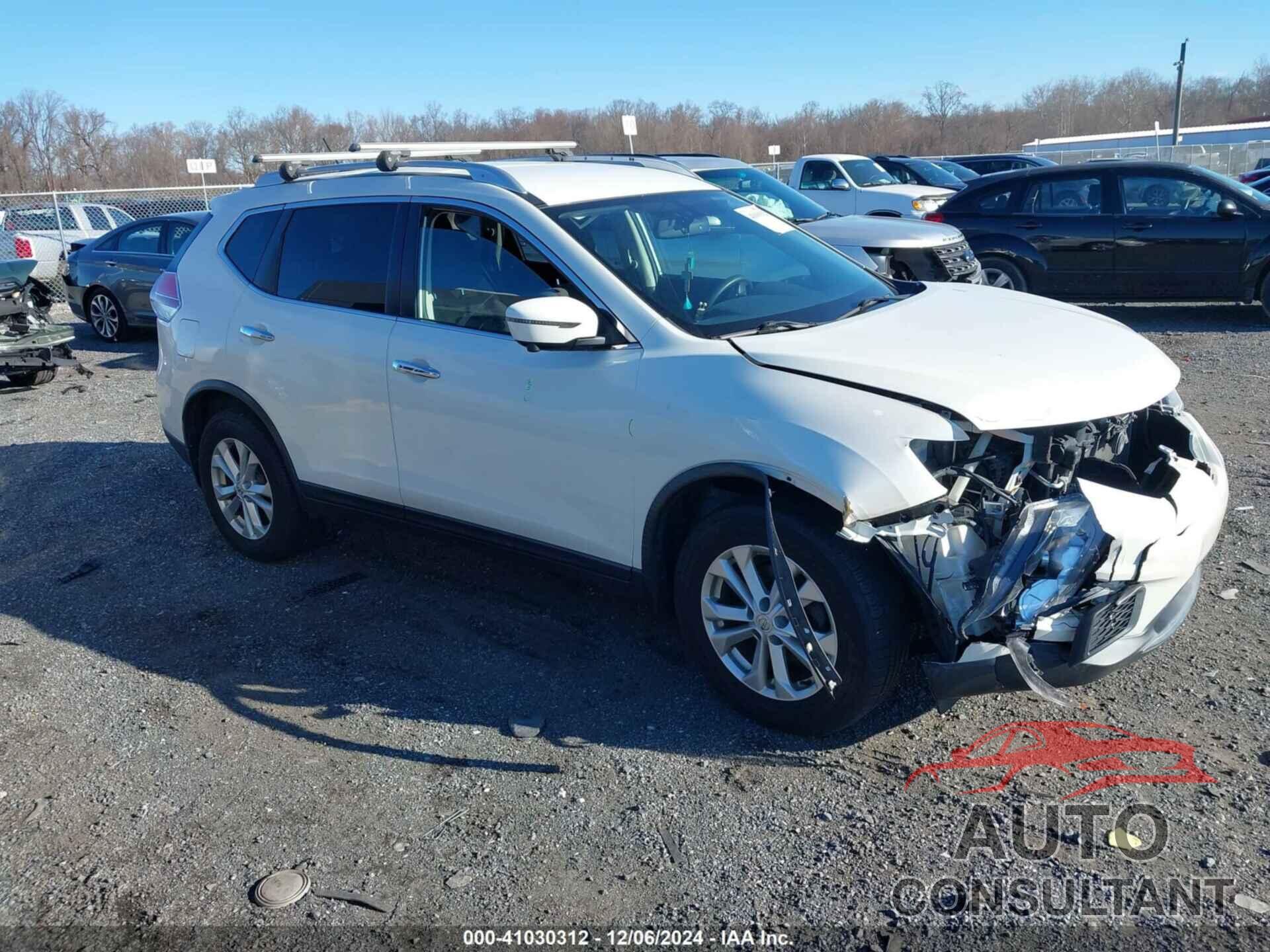 NISSAN ROGUE 2016 - KNMAT2MV4GP677132