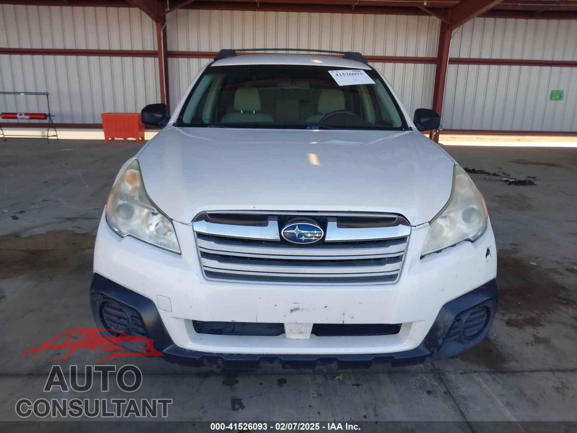 SUBARU OUTBACK 2013 - 4S4BRBAC2D3317703