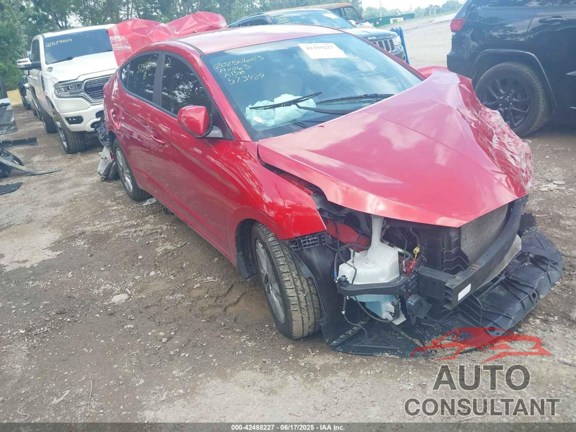 HYUNDAI ELANTRA 2020 - 5NPD84LF9LH573424