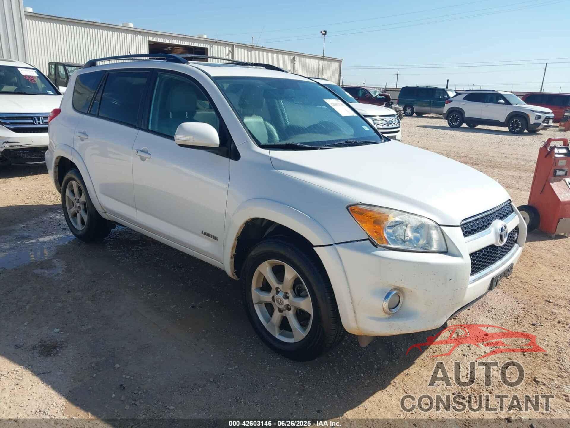 TOYOTA RAV4 2012 - 2T3YK4DV2CW016808