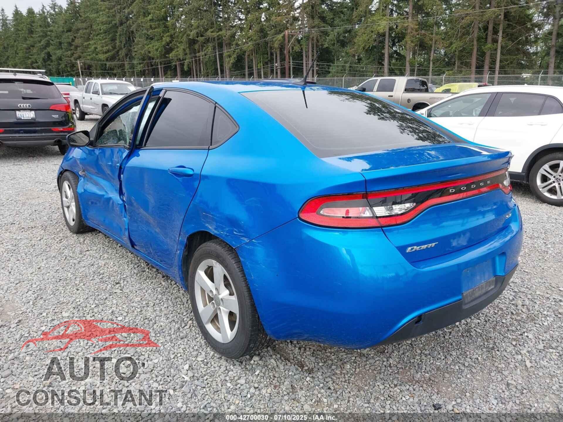 DODGE DART 2016 - 1C3CDFBB6GD593504