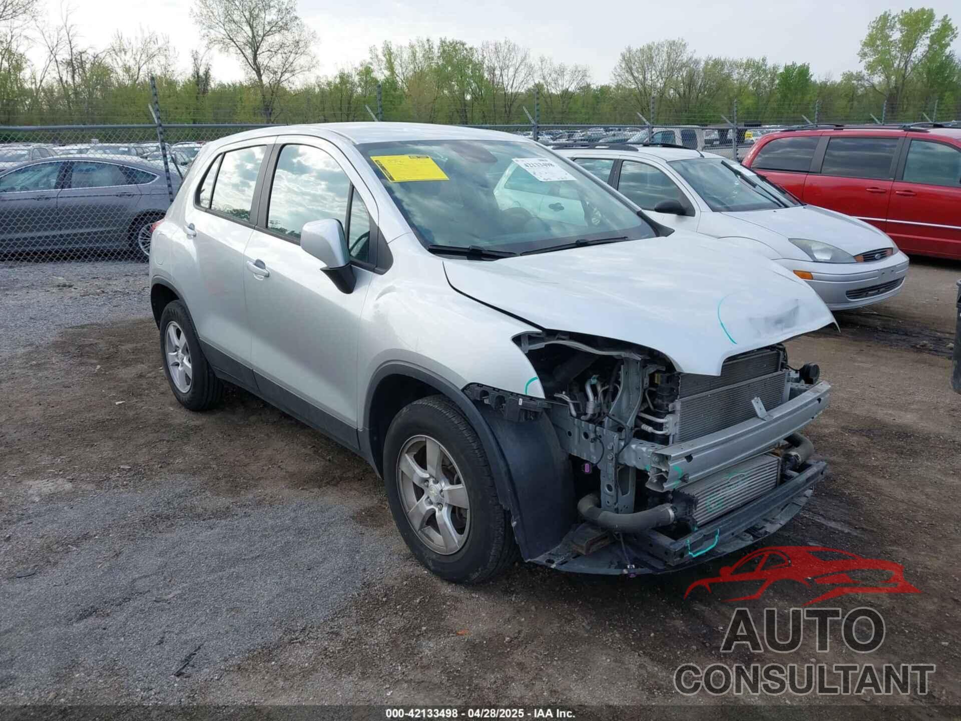 CHEVROLET TRAX 2016 - KL7CJNSBXGB587518
