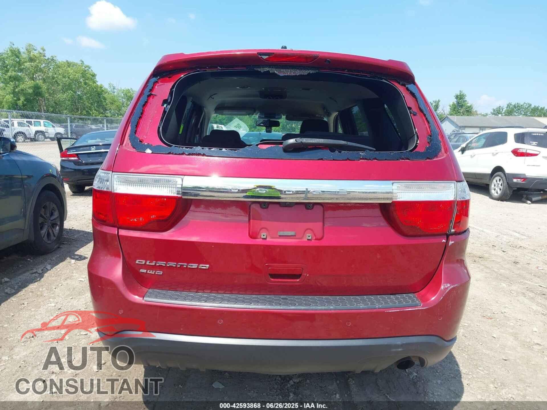 DODGE DURANGO 2013 - 1C4RDJAG9DC691126
