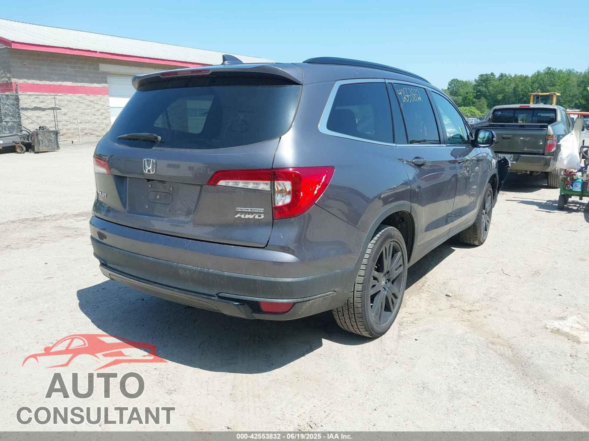 HONDA PILOT 2021 - 5FNYF6H23MB067578