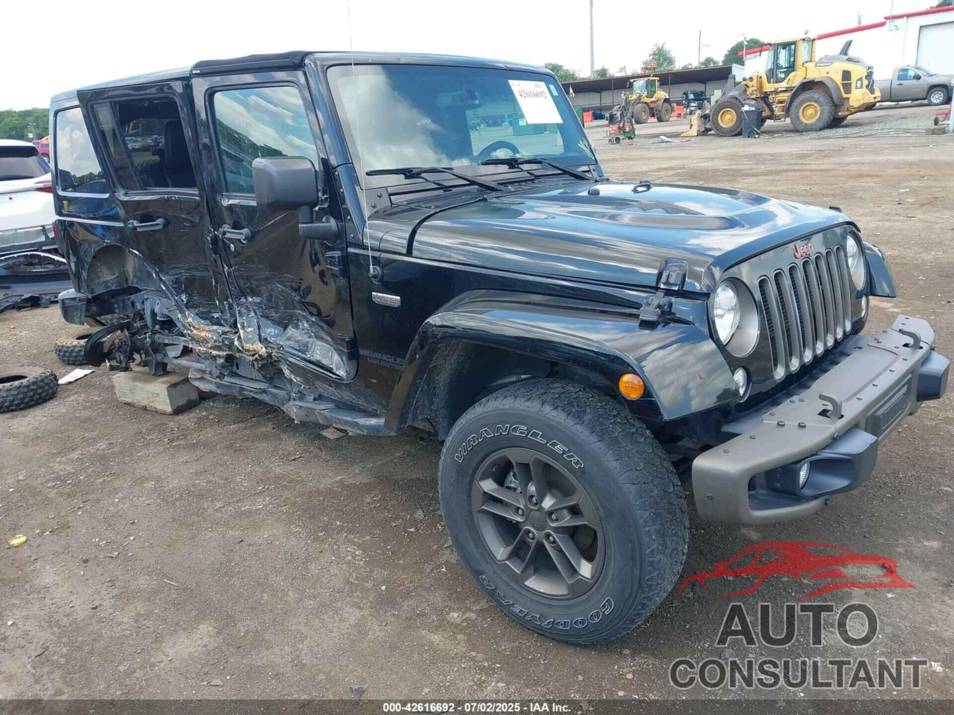 JEEP WRANGLER UNLIMITED 2017 - 1C4BJWEGXHL520182