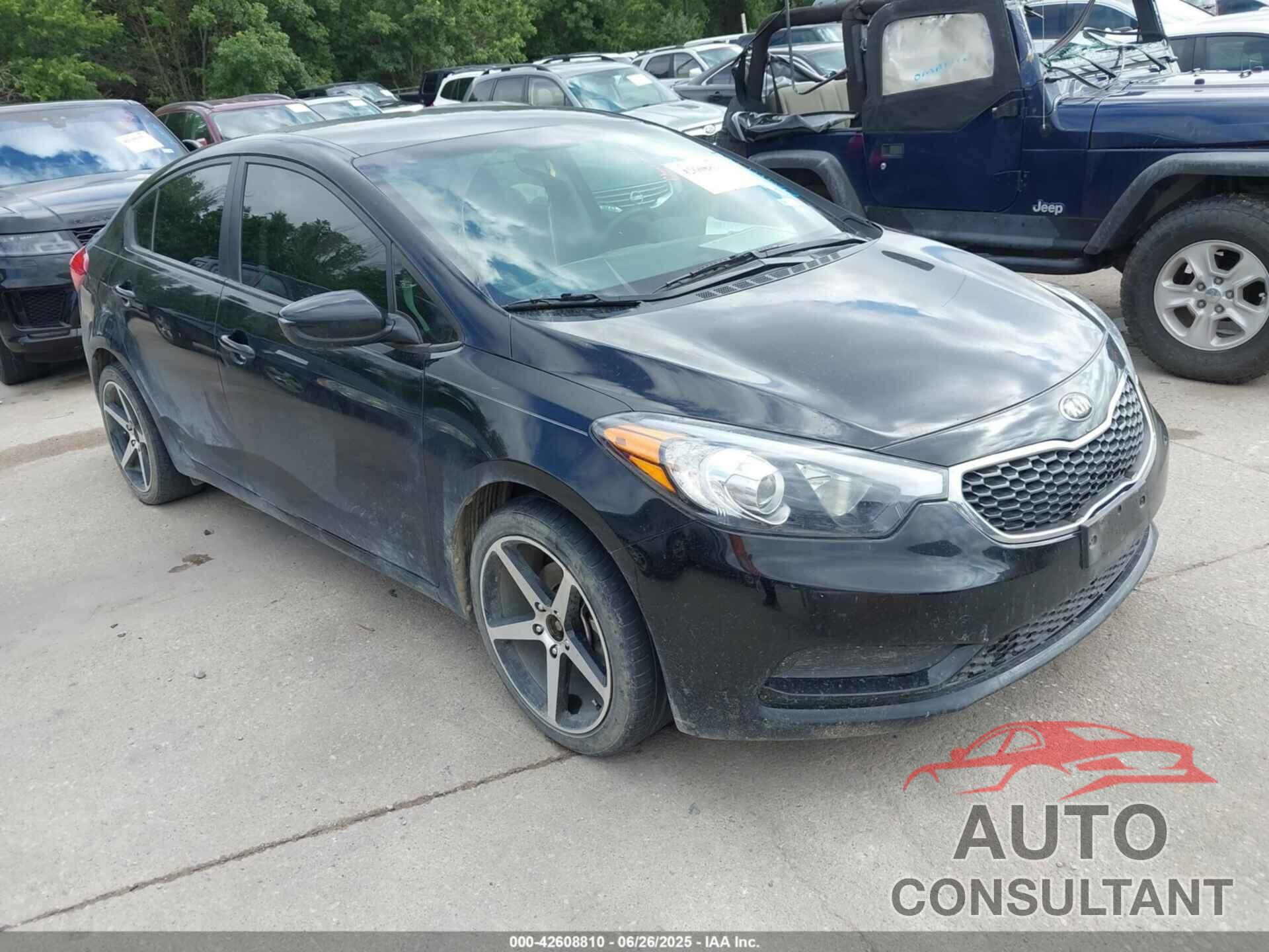 KIA FORTE 2016 - KNAFK4A68G5495928
