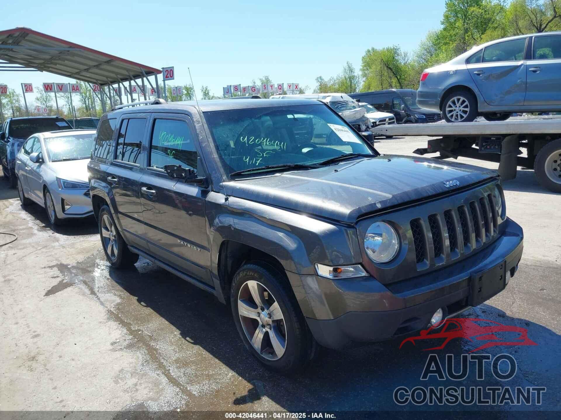 JEEP PATRIOT 2017 - 1C4NJPFA6HD187552
