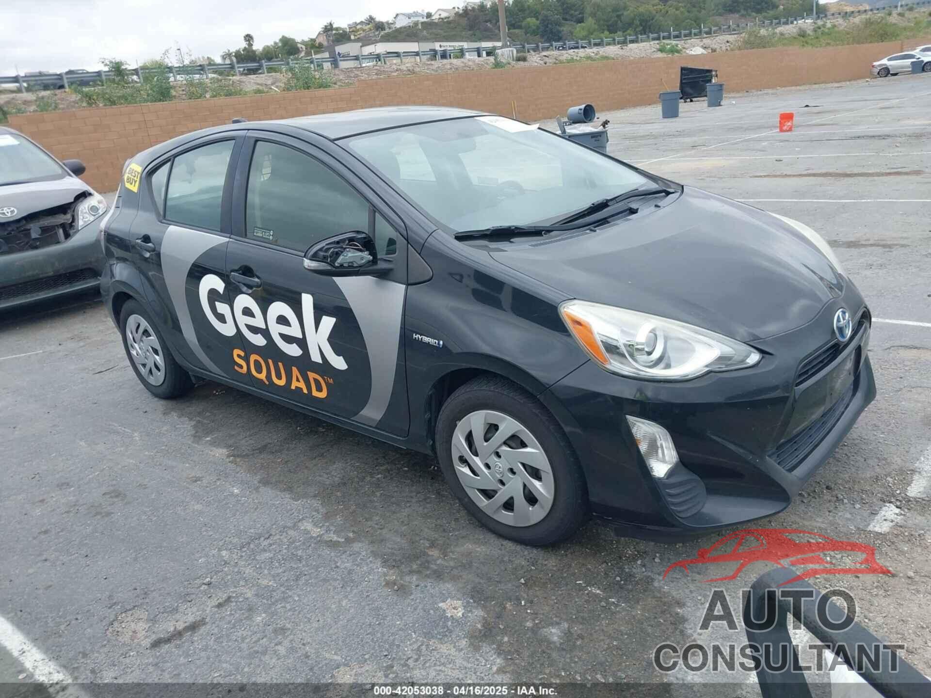TOYOTA PRIUS C 2016 - JTDKDTB35G1121309