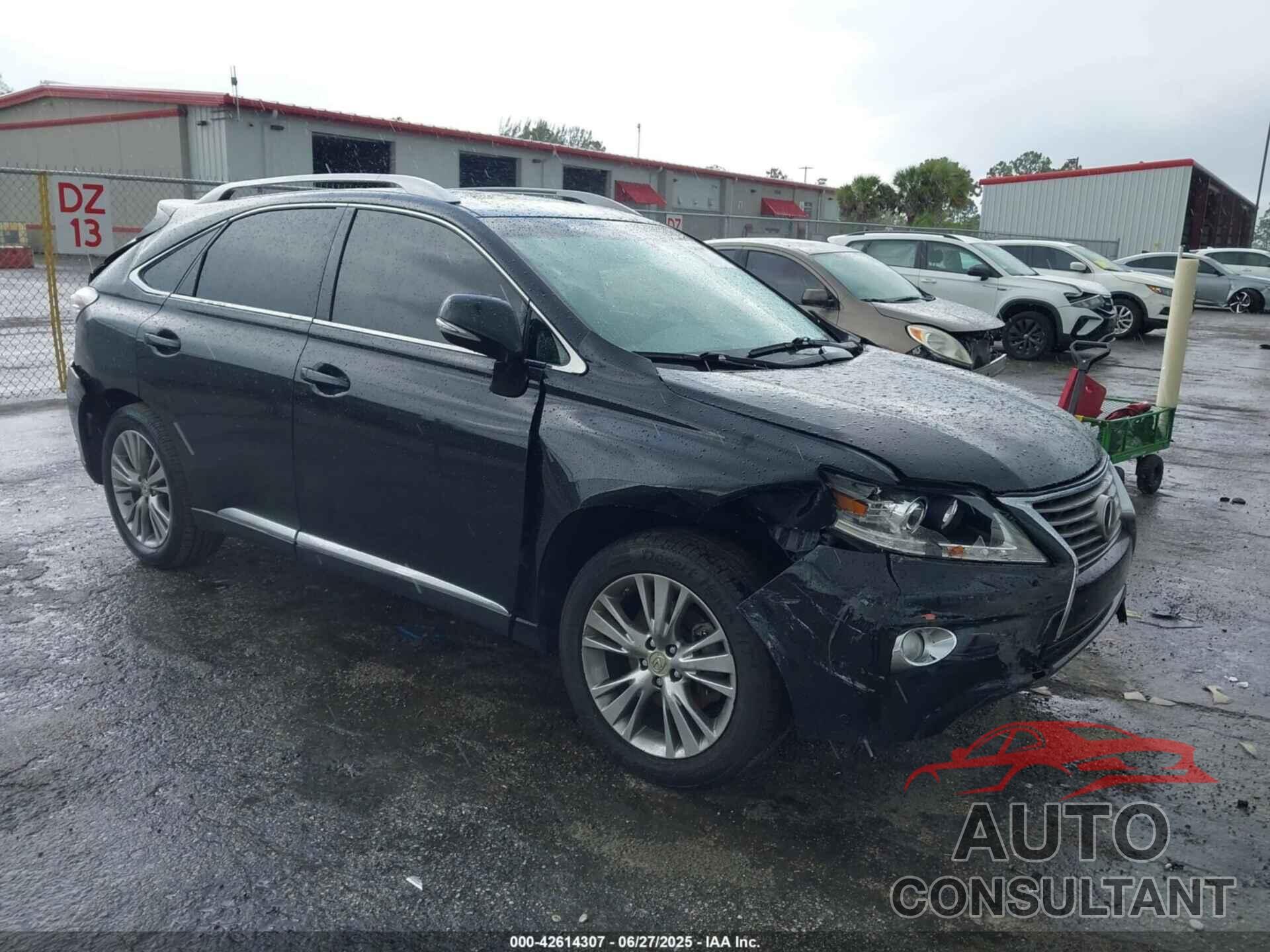 LEXUS RX 350 2013 - 2T2ZK1BA9DC093895