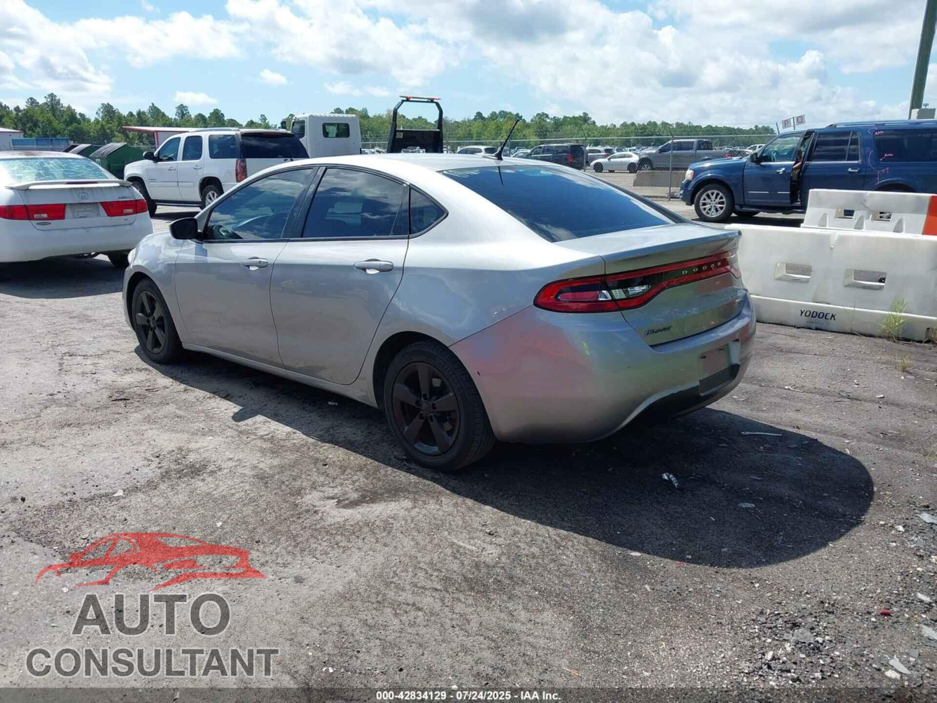 DODGE DART 2015 - 1C3CDFBBXFD104892