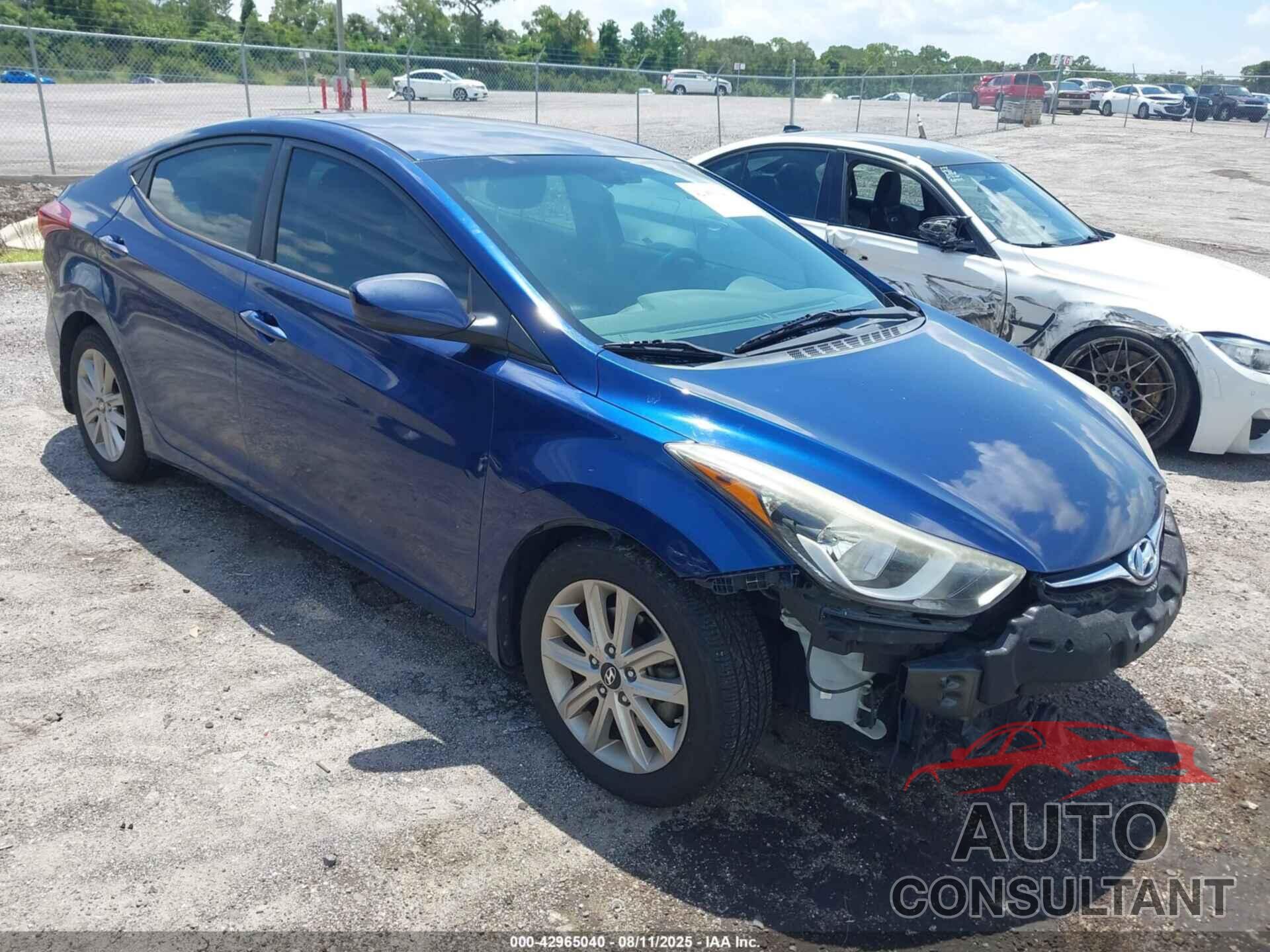 HYUNDAI ELANTRA 2015 - 5NPDH4AE9FH633510