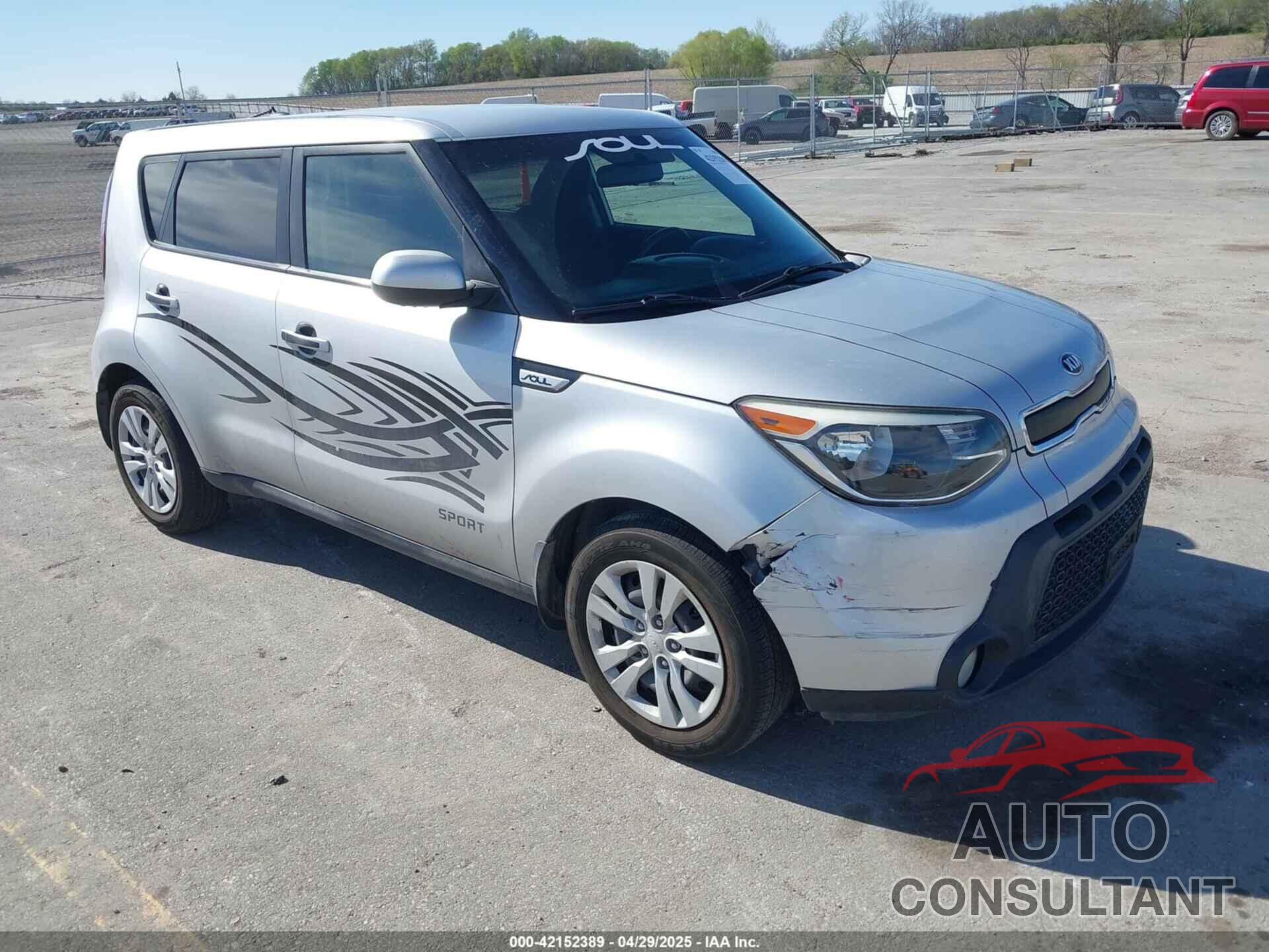 KIA SOUL 2015 - KNDJN2A23F7775605