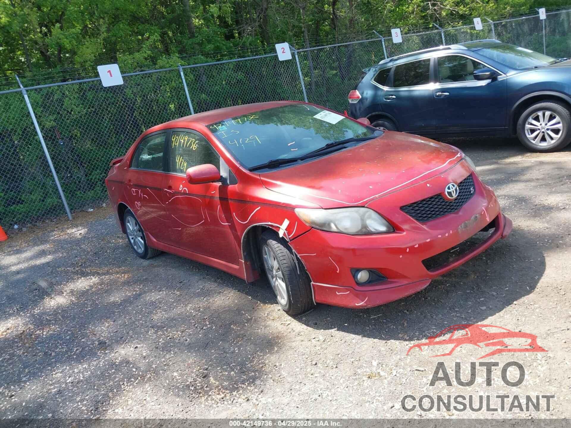 TOYOTA COROLLA 2010 - 2T1BU4EE0AC271043