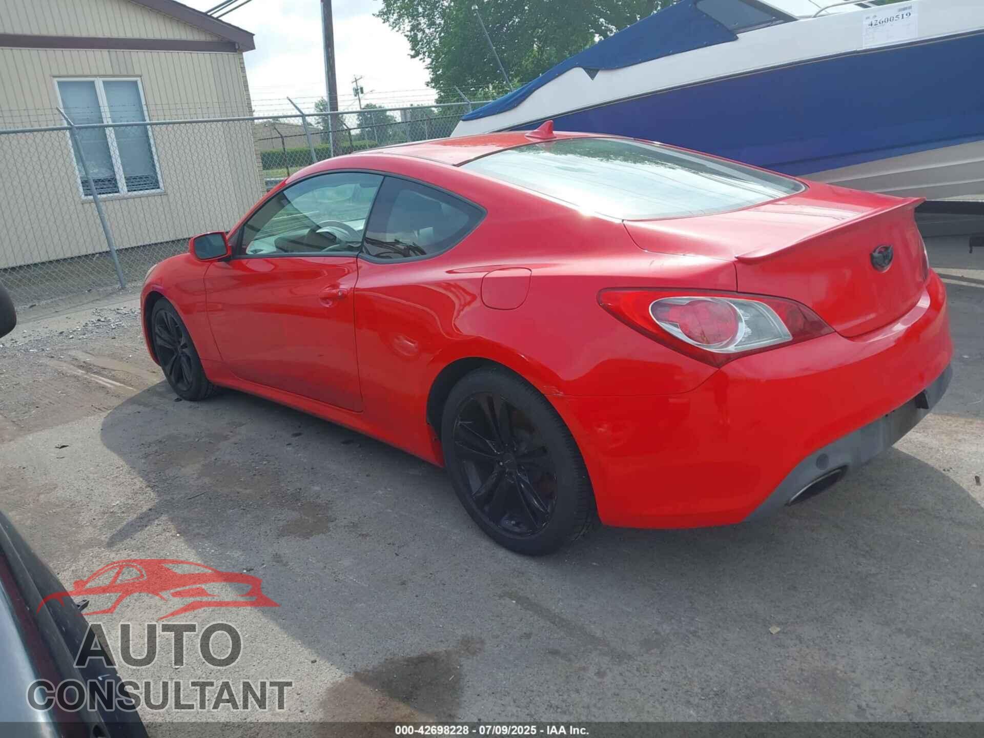 HYUNDAI GENESIS 2012 - KMHHT6KD2CU074610