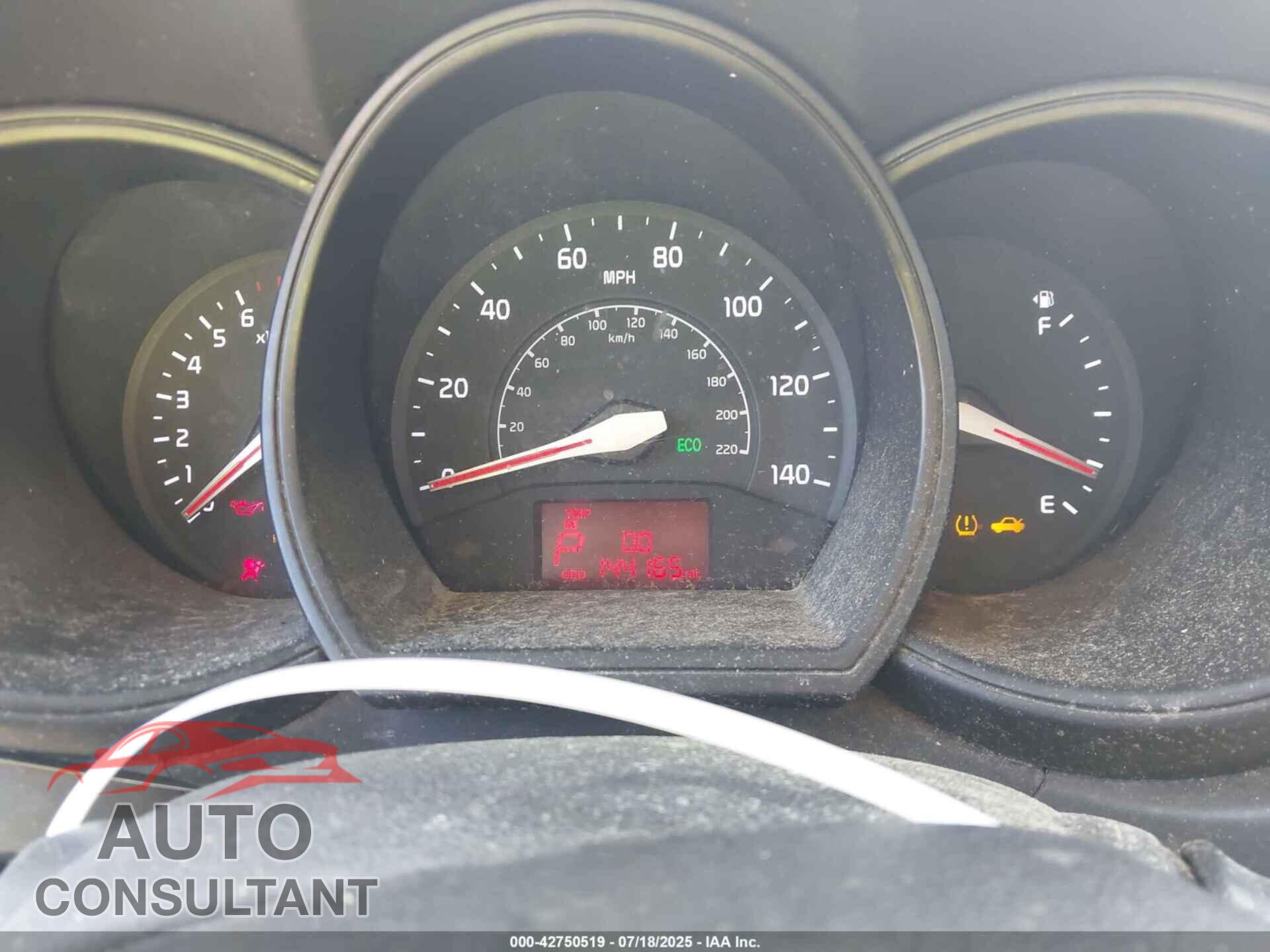 KIA RIO 2013 - KNADN4A36D6193449