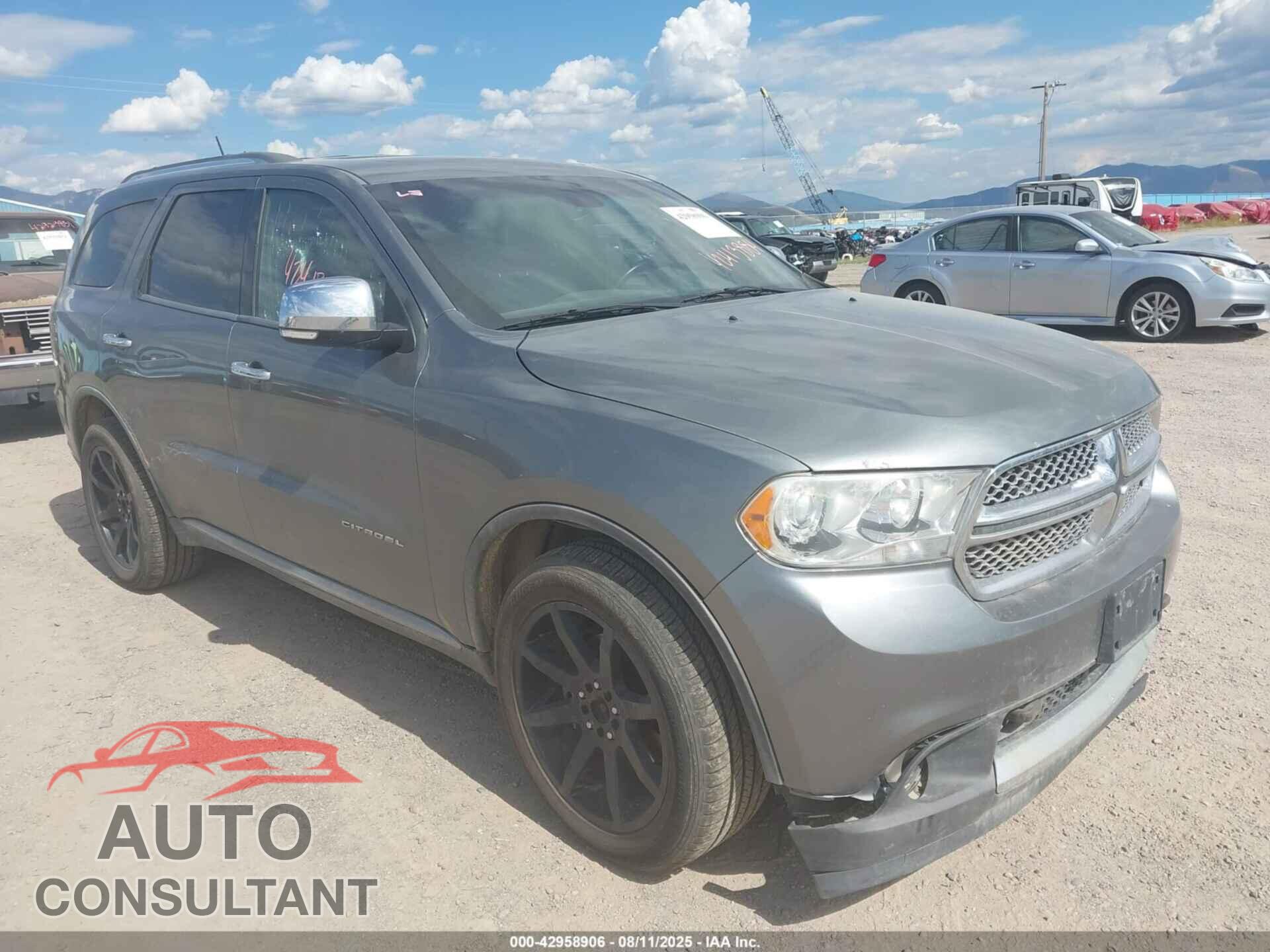DODGE DURANGO 2011 - 1D4SE5GT4BC604548