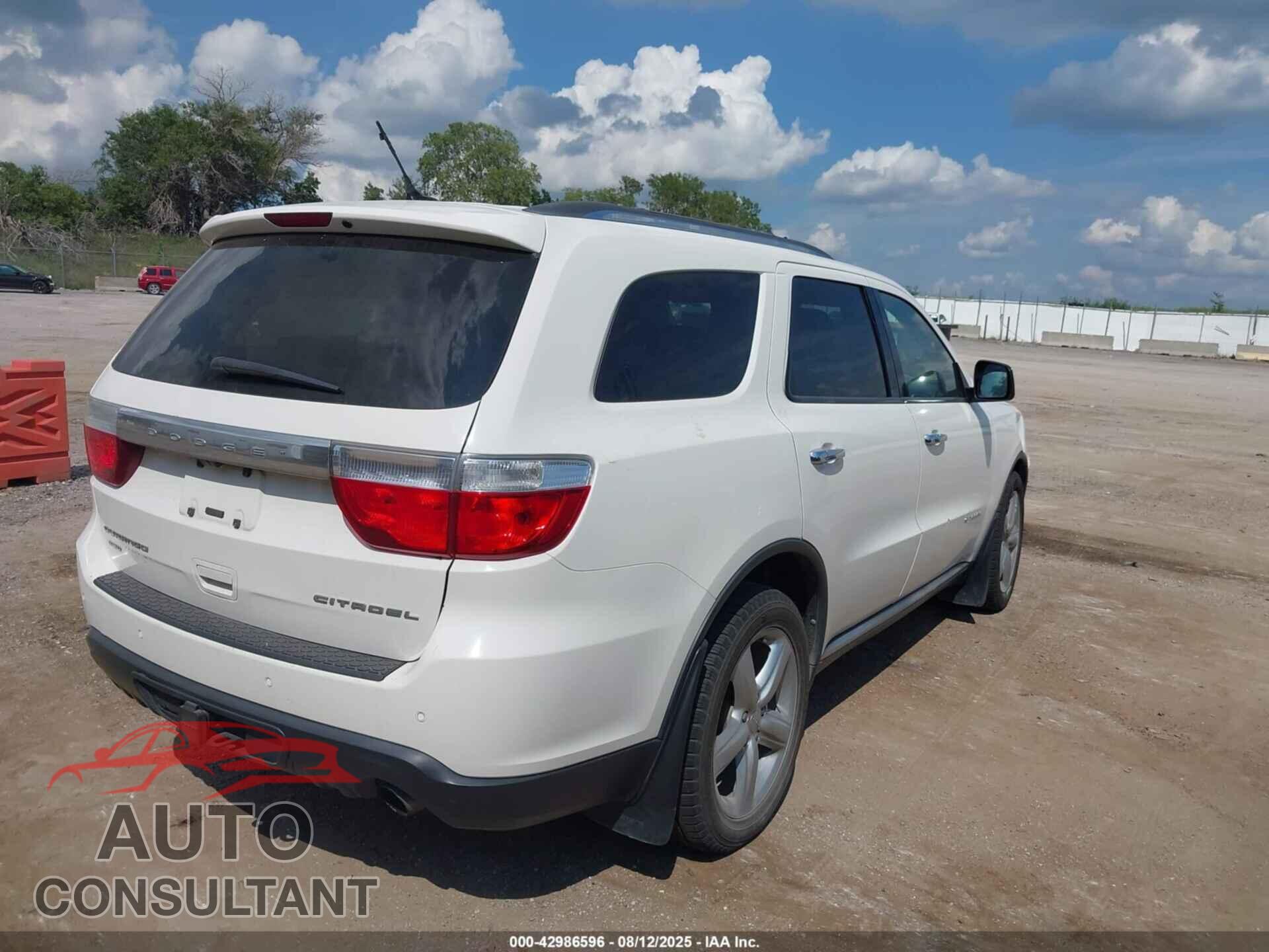 DODGE DURANGO 2012 - 1C4RDJEG6CC336987