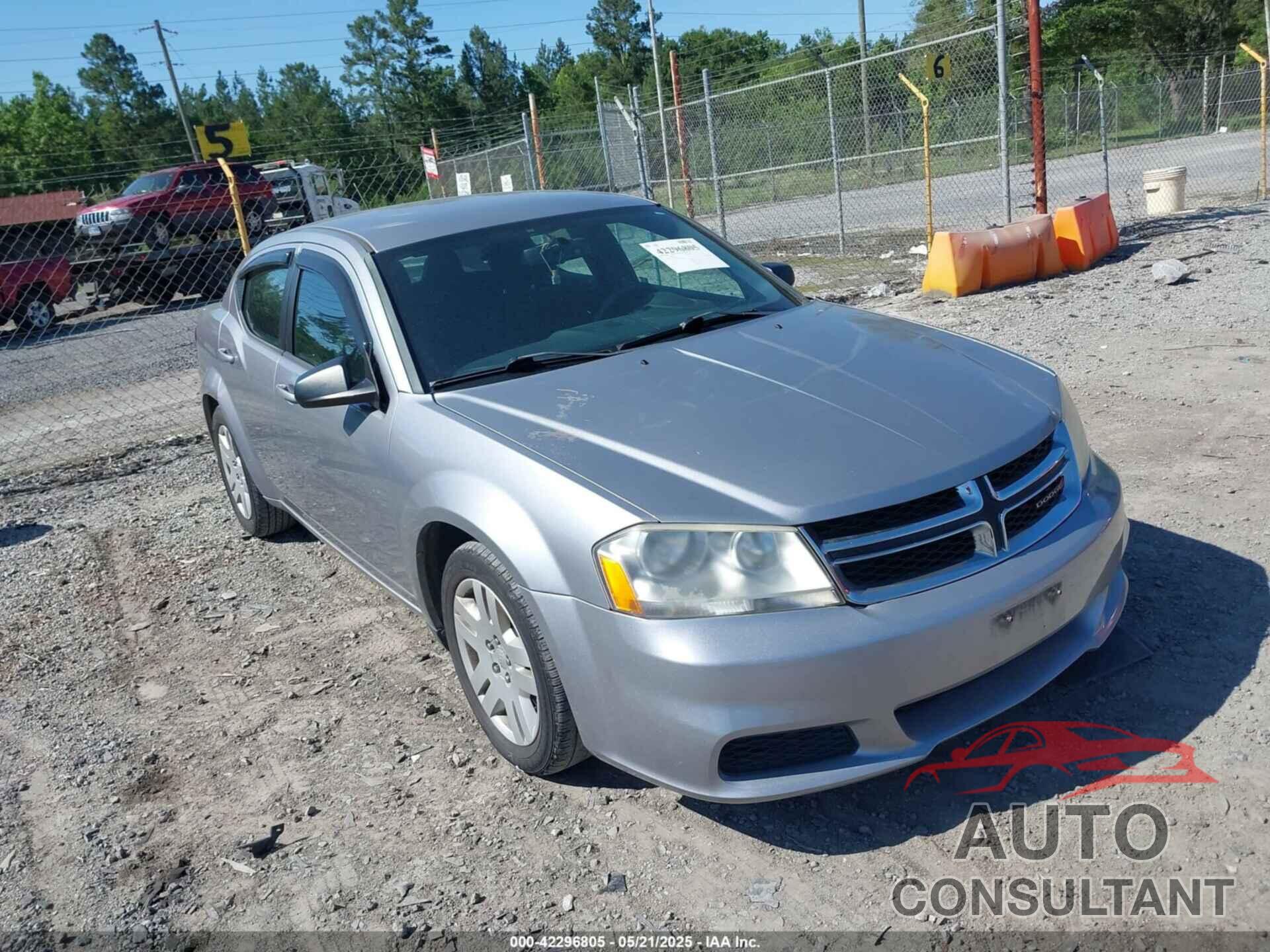 DODGE AVENGER 2013 - 1C3CDZAG5DN771603