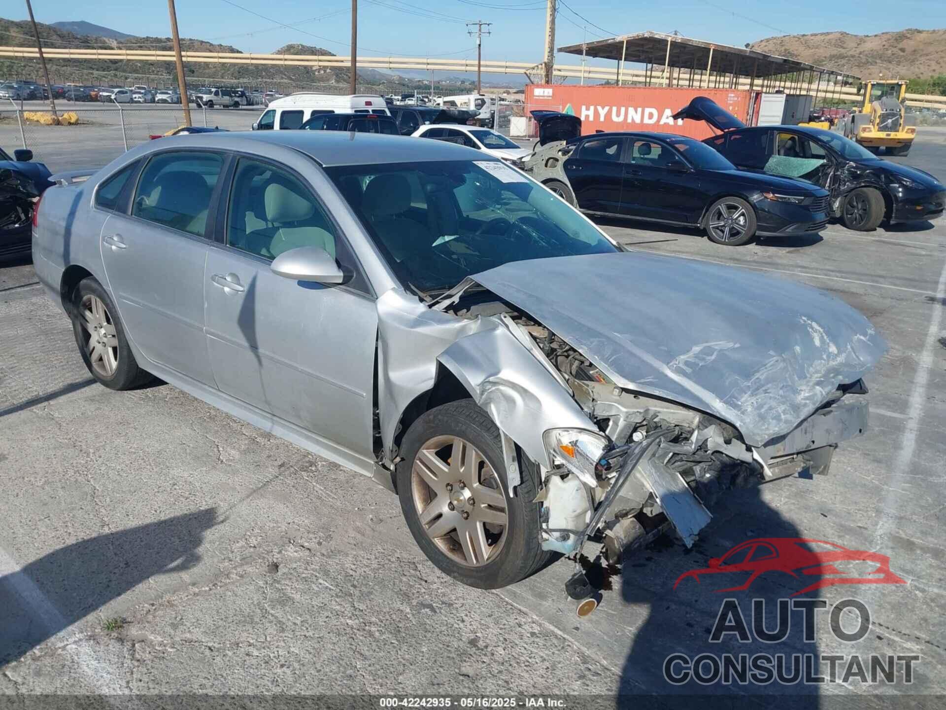 CHEVROLET IMPALA 2012 - 2G1WG5E34C1102070