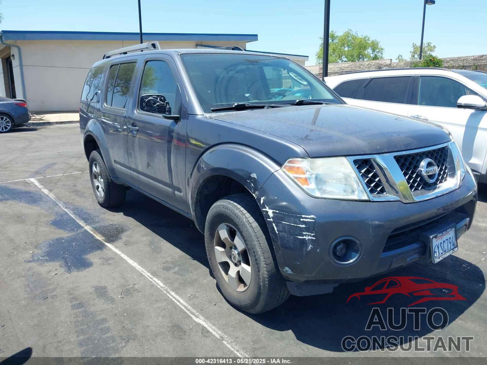 NISSAN PATHFINDER 2012 - 5N1AR1NB8CC626579