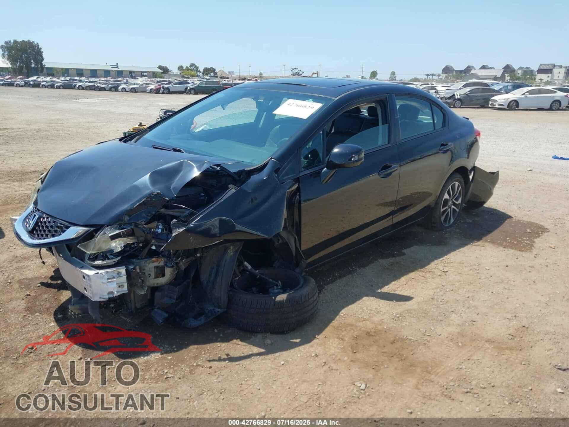 HONDA CIVIC 2013 - 19XFB2F96DE239409