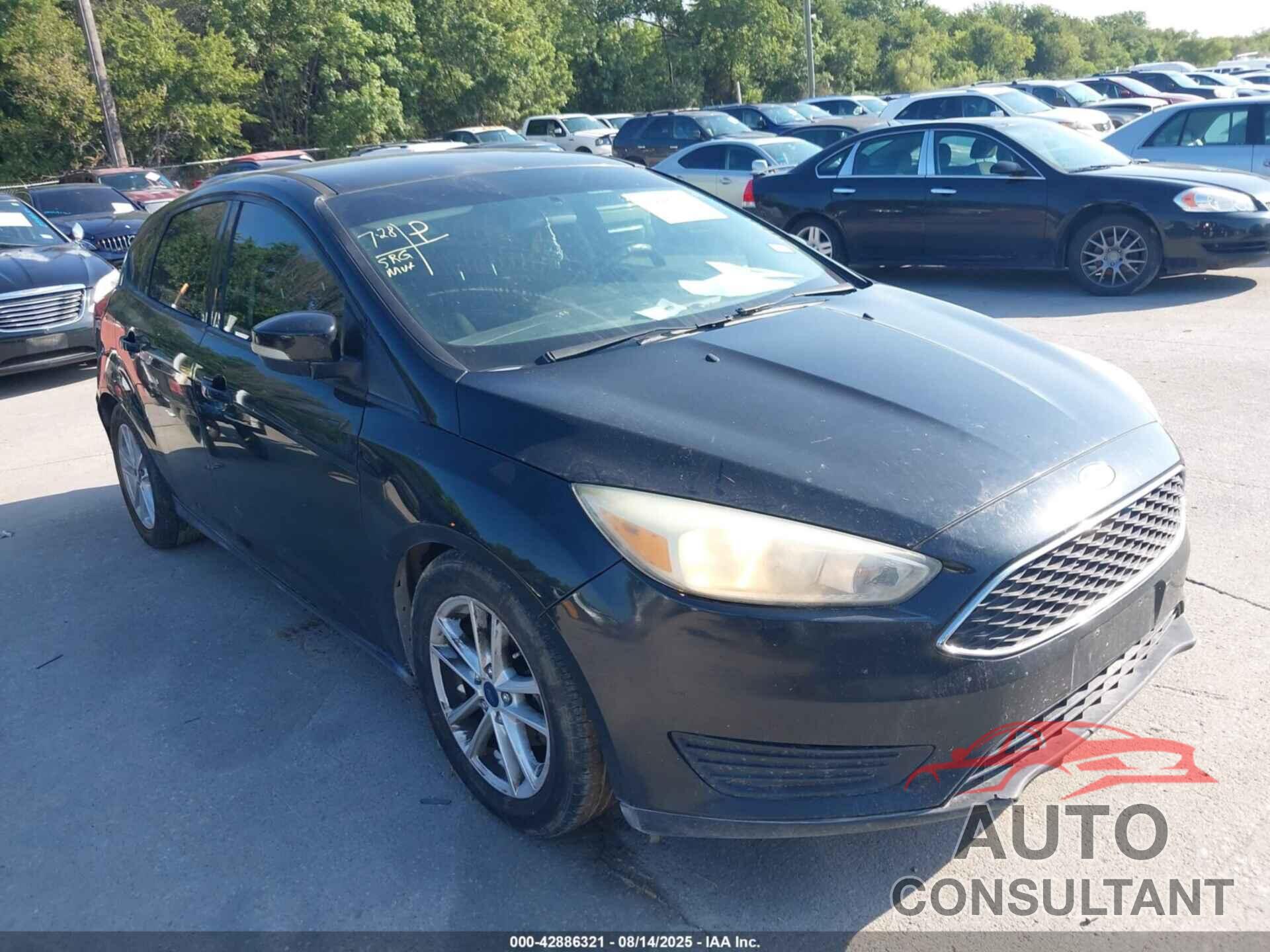 FORD FOCUS 2015 - 1FADP3K23FL277347