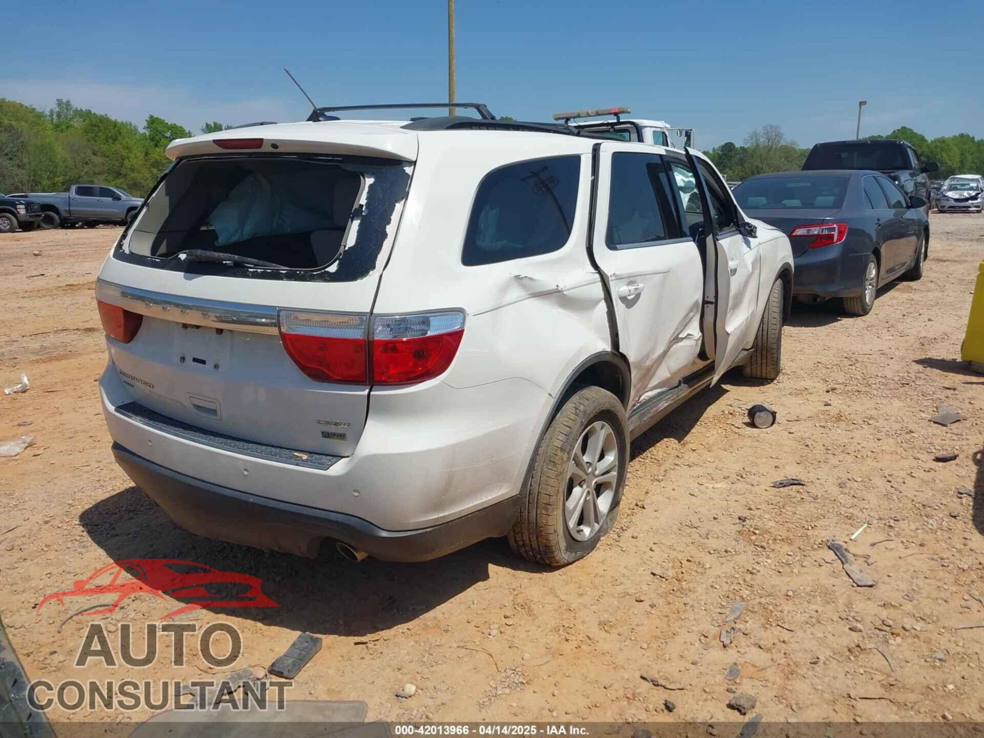 DODGE DURANGO 2012 - 1C4RDJDG3CC117972