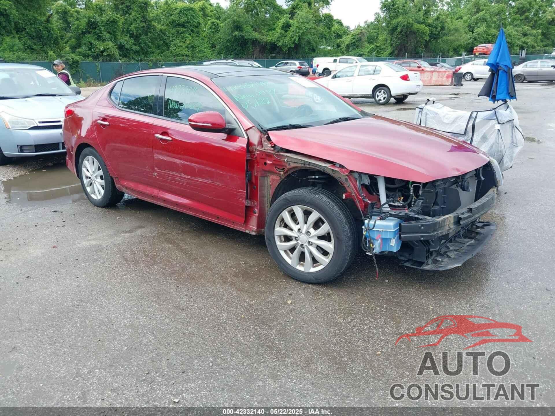 KIA OPTIMA 2015 - 5XXGN4A75FG441228
