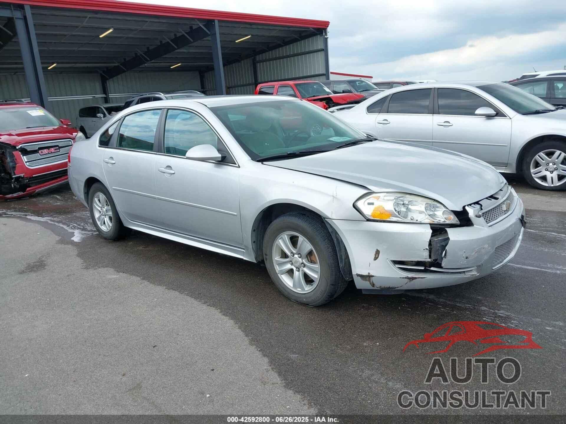 CHEVROLET IMPALA 2012 - 2G1WF5E32C1330474