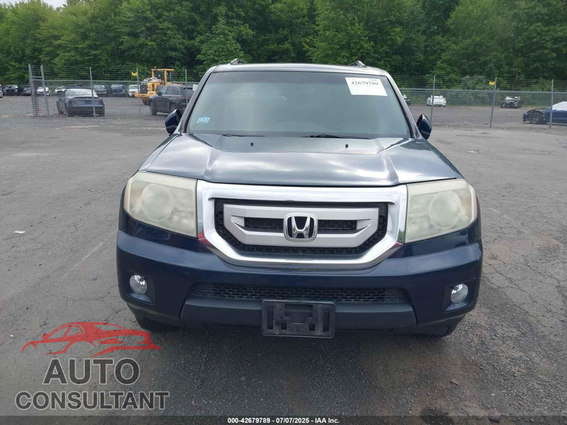 HONDA PILOT 2011 - 5FNYF4H96BB036629