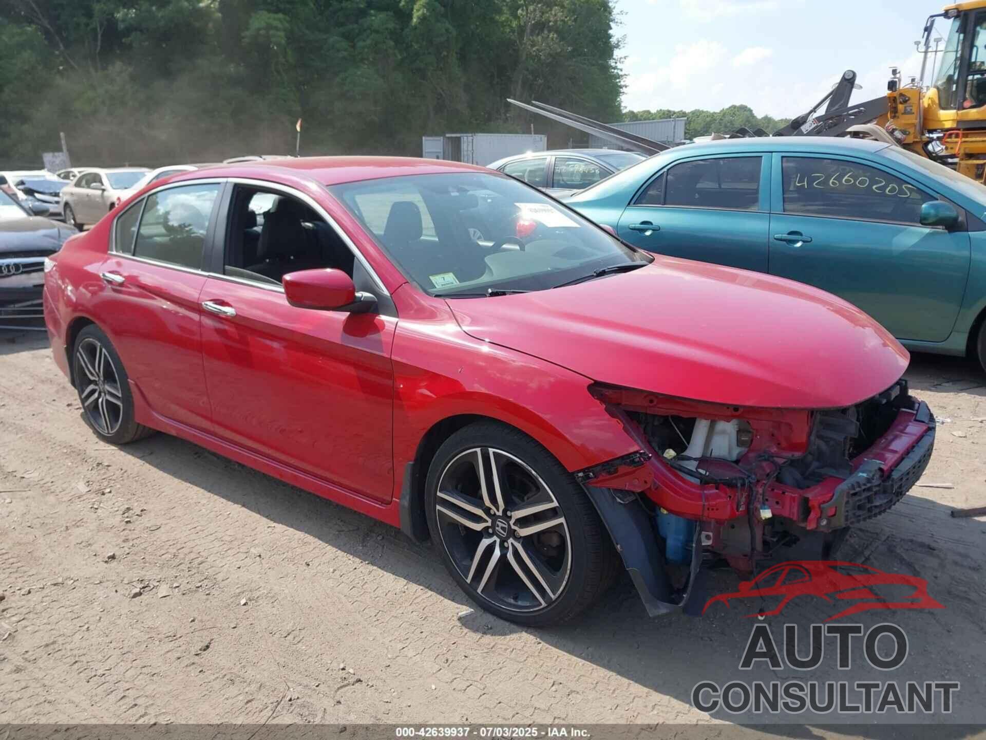 HONDA ACCORD 2016 - 1HGCR2F55GA248266